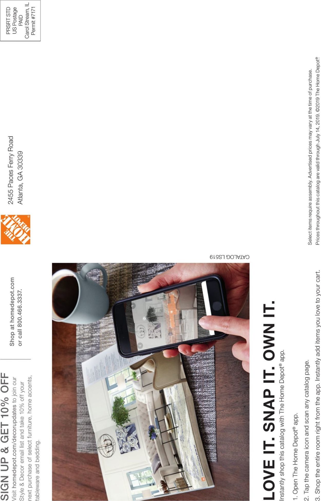 Catalogue Home Depot from 05/20/2019