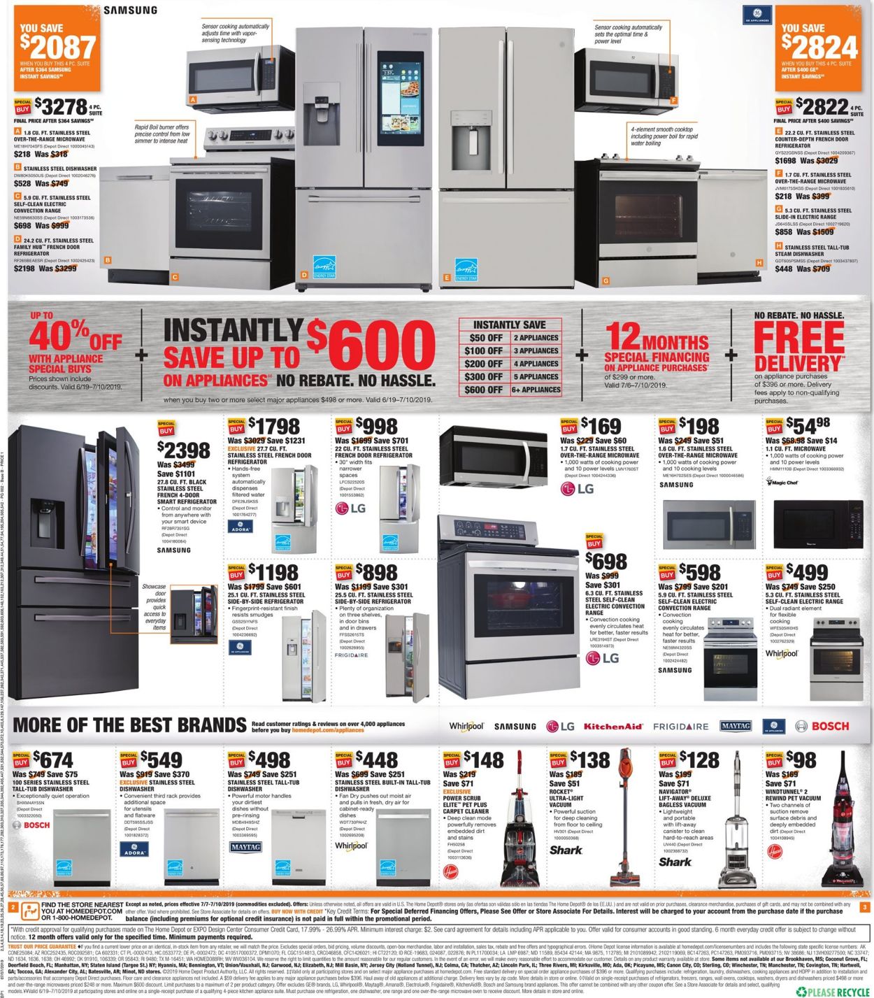 Catalogue Home Depot from 07/07/2019