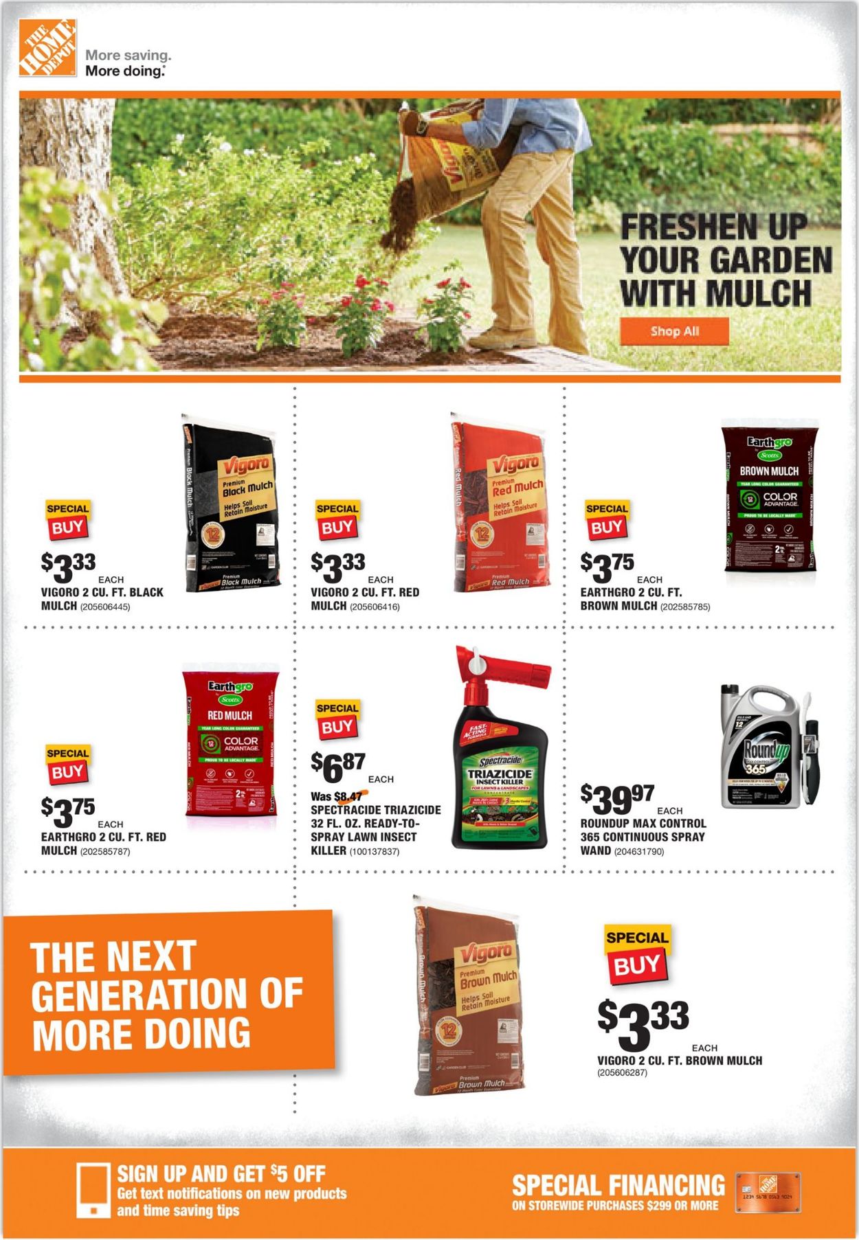 Catalogue Home Depot from 07/06/2019