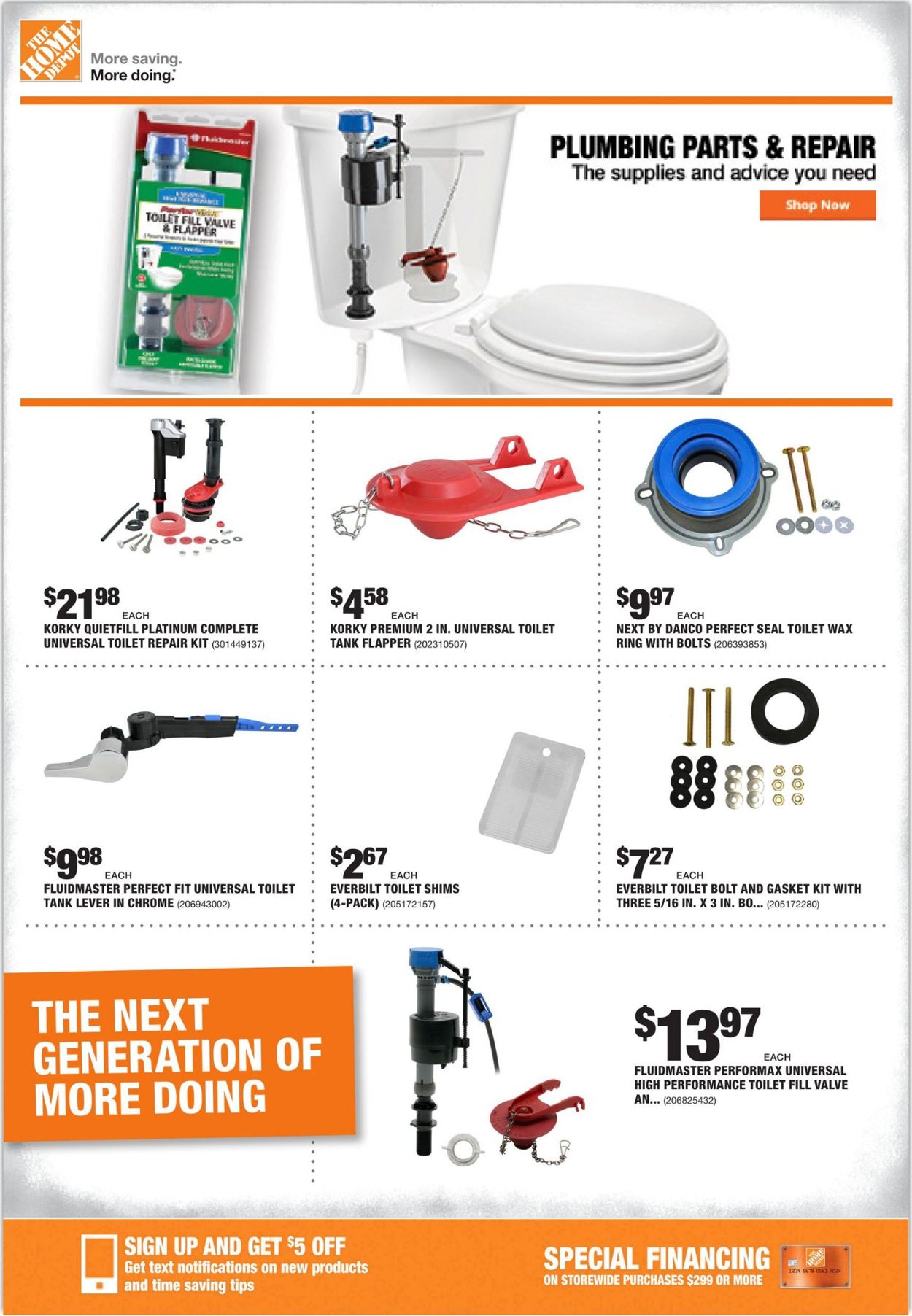 Catalogue Home Depot from 10/24/2019