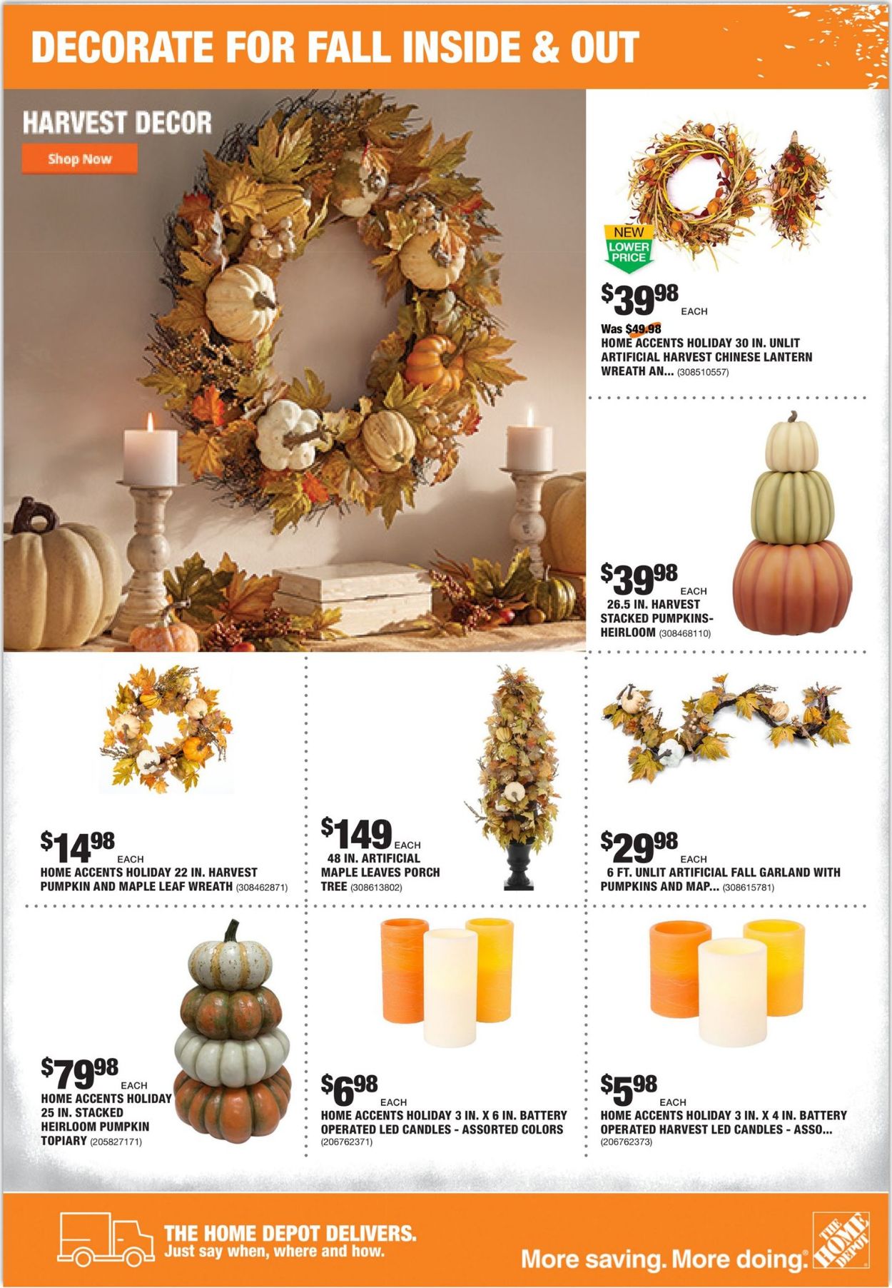 Catalogue Home Depot from 10/24/2019