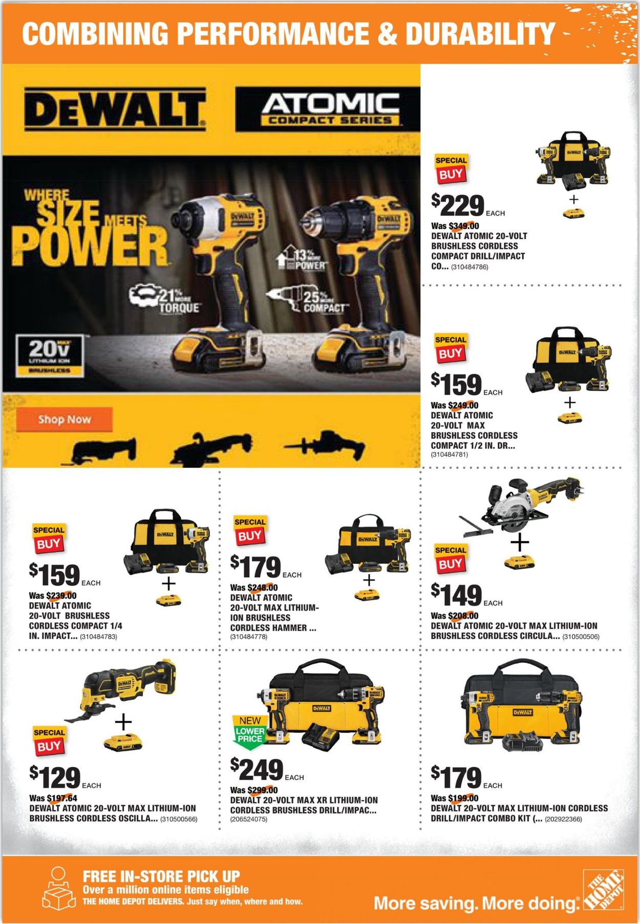 Catalogue Home Depot from 10/31/2019