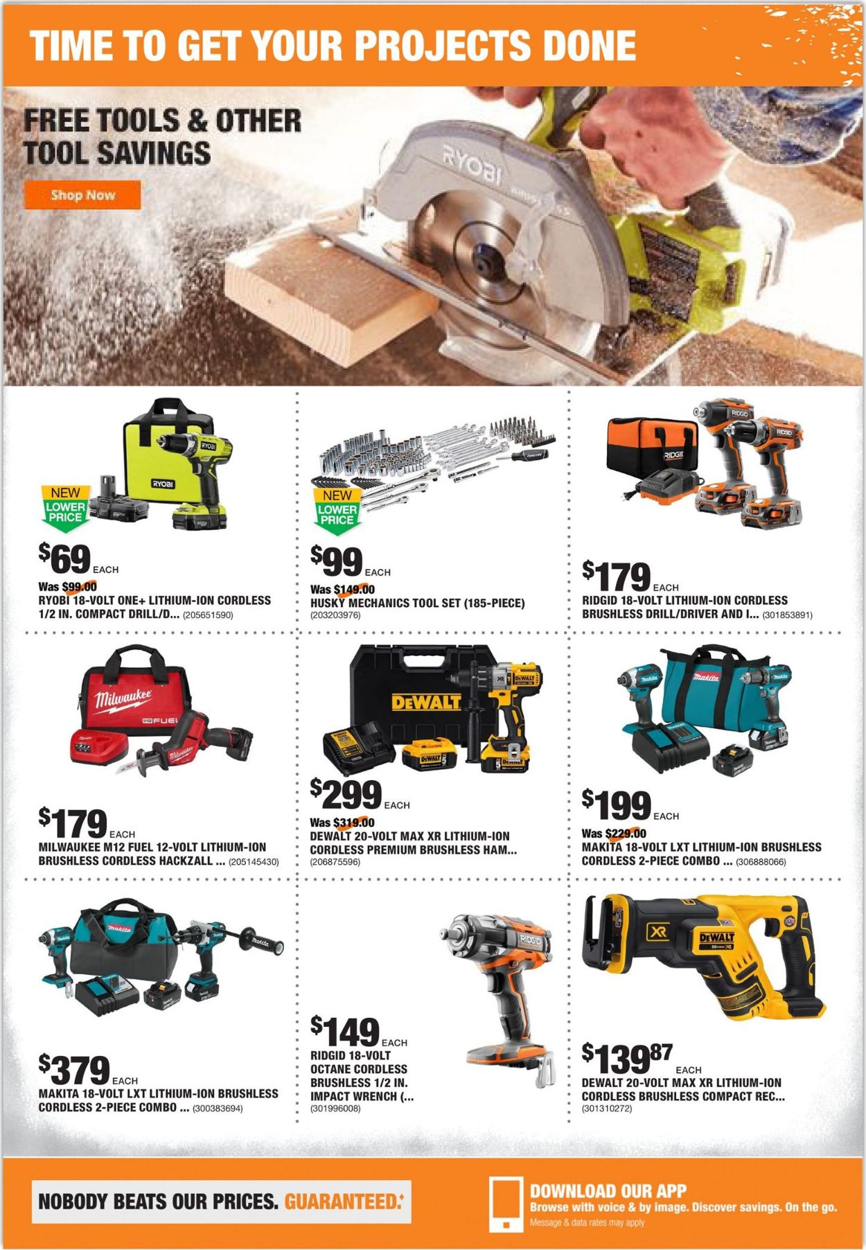 Catalogue Home Depot from 10/31/2019