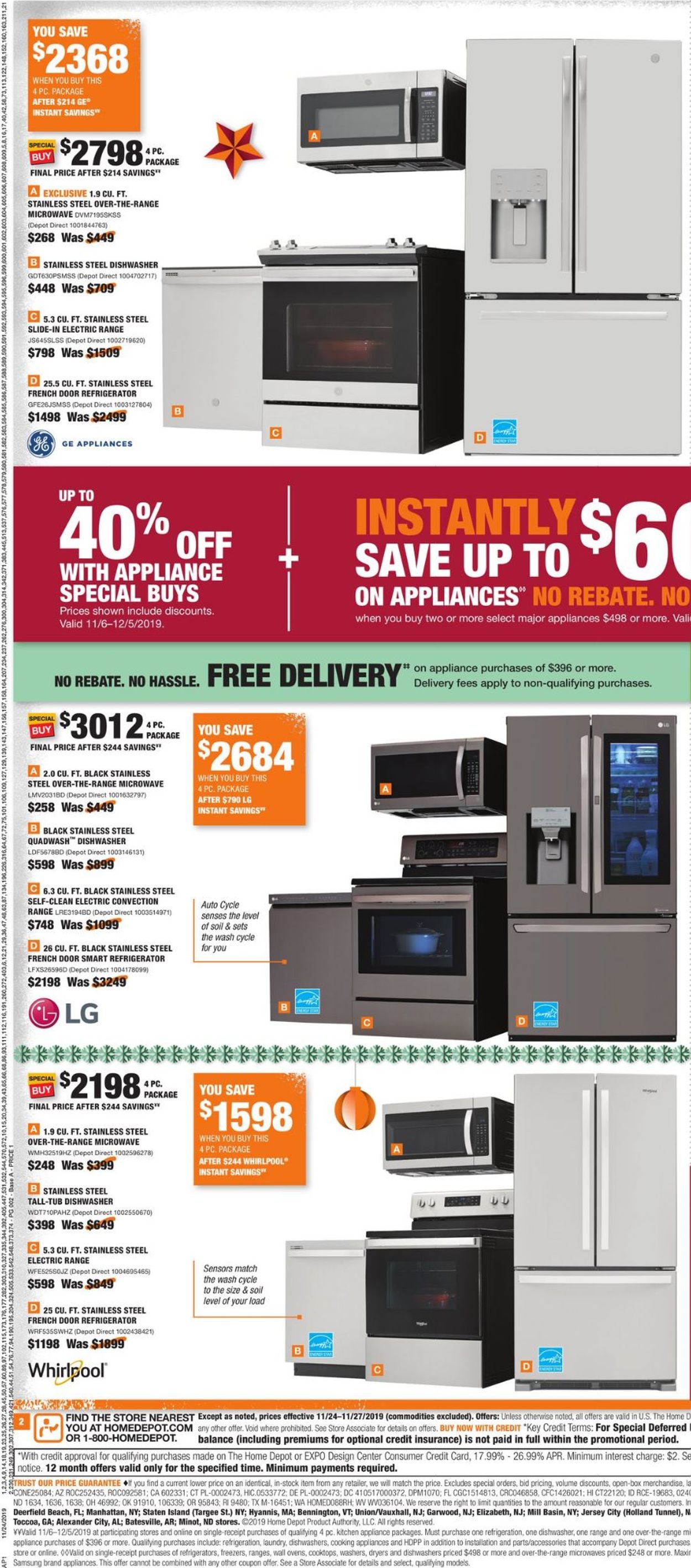 Catalogue Home Depot - Black Friday Ad 2019 from 11/24/2019