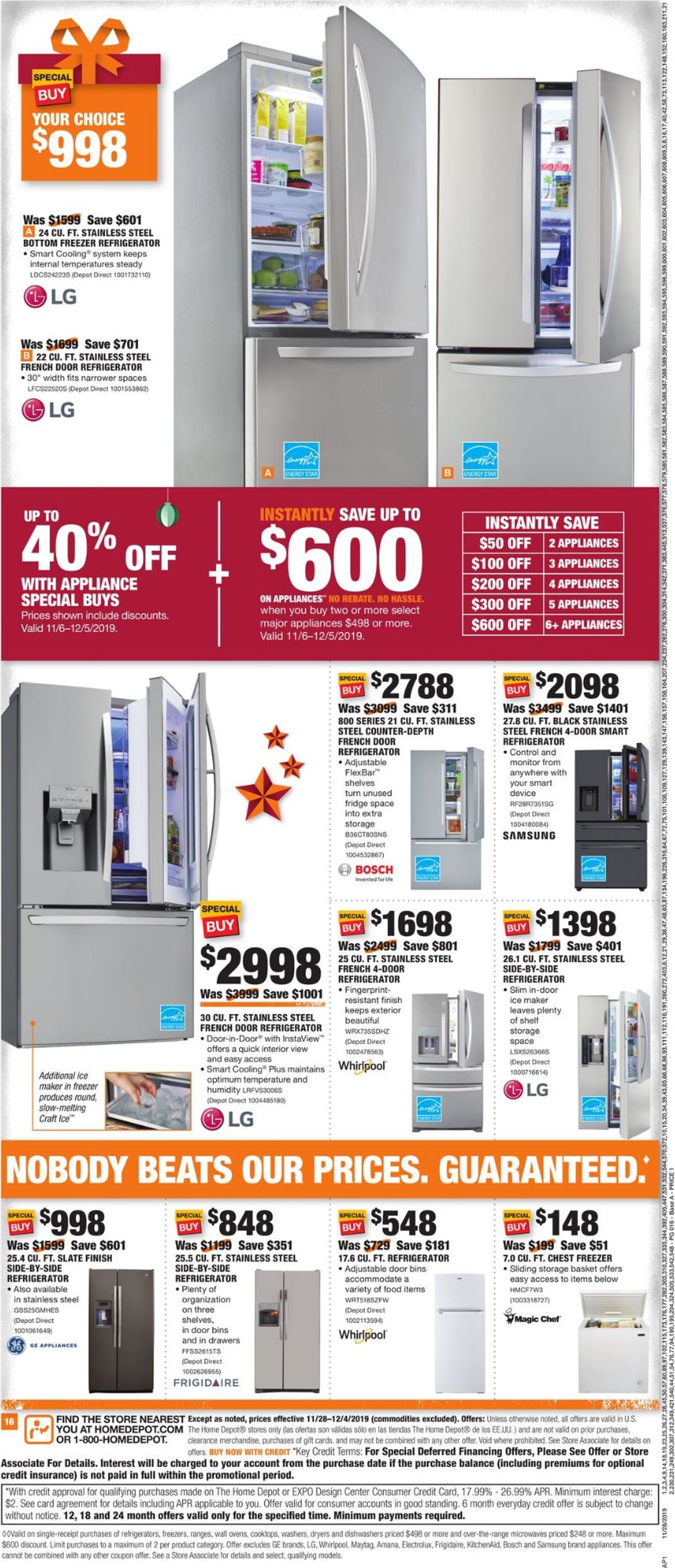 Home Depot - Black Friday Savings 2019 Current weekly ad 11/28 - 12/04/2019 [16] - www.bagssaleusa.com