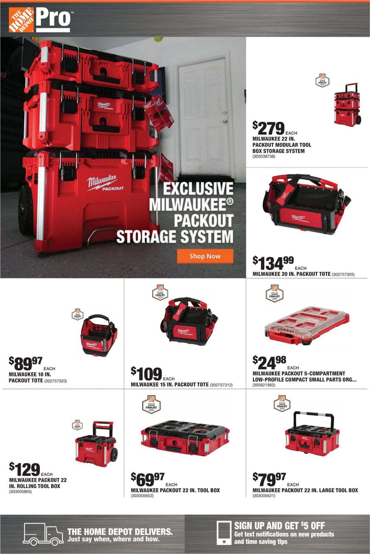 Catalogue Home Depot from 12/23/2019