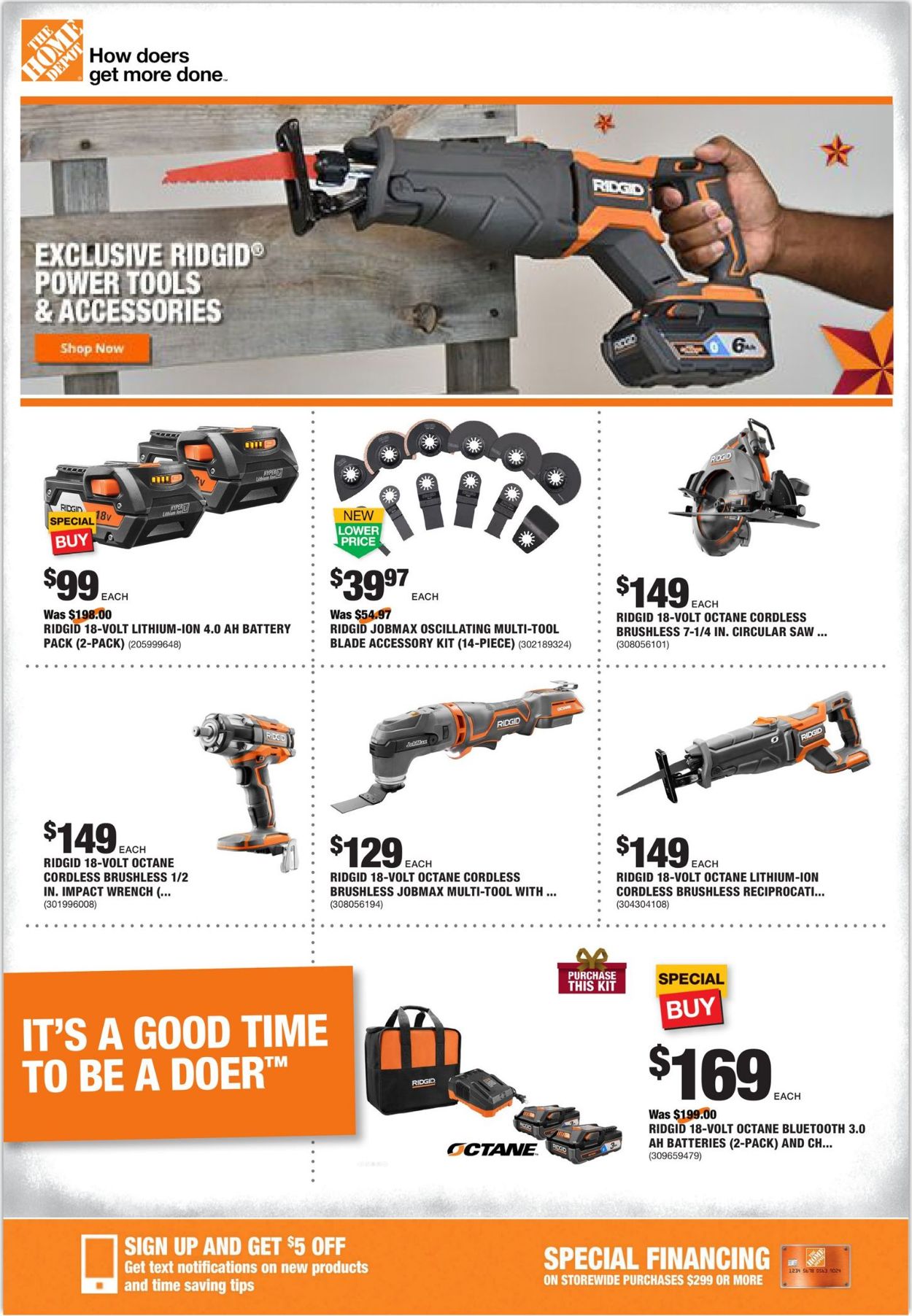 Catalogue Home Depot from 12/19/2019