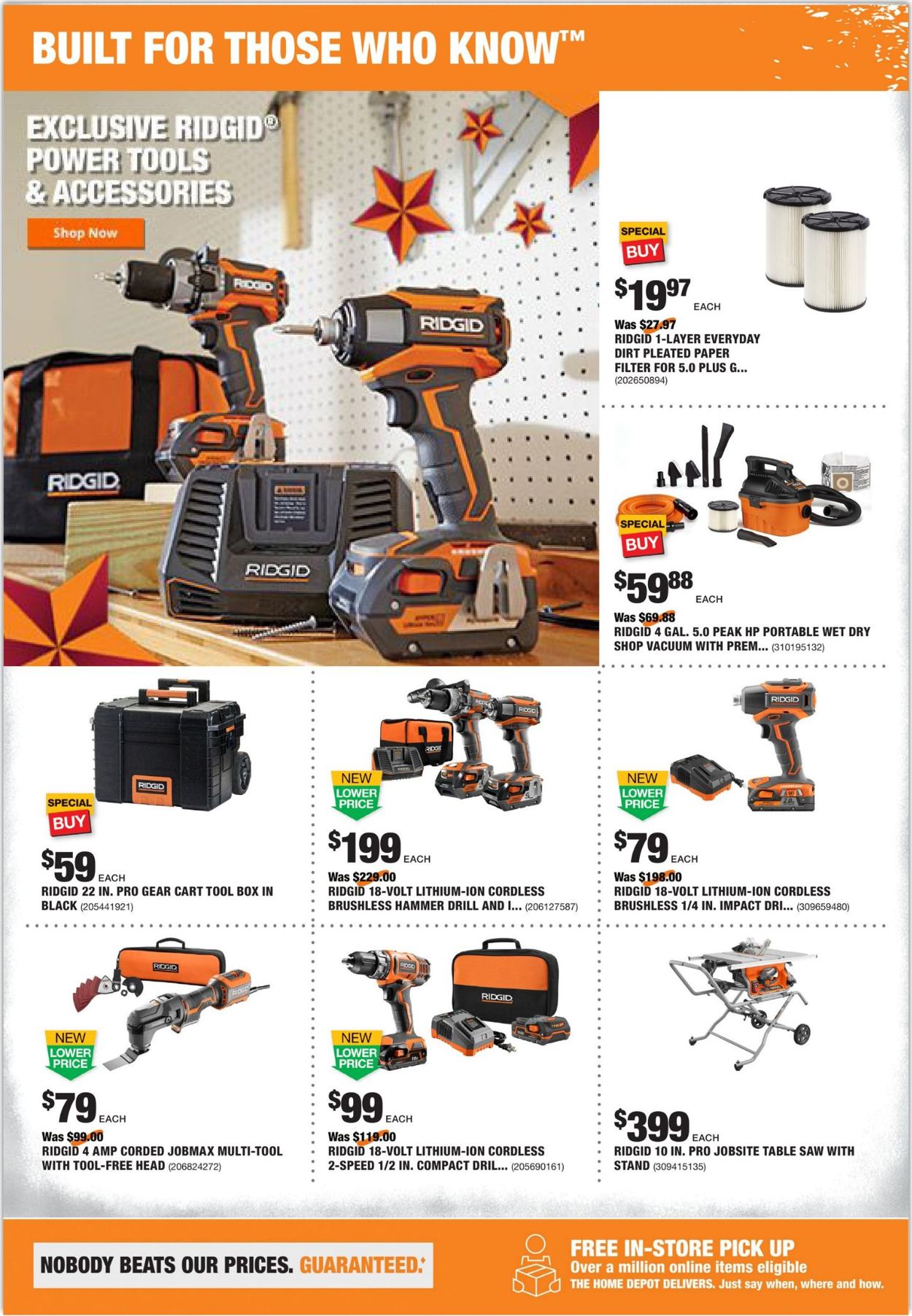 Catalogue Home Depot from 12/19/2019