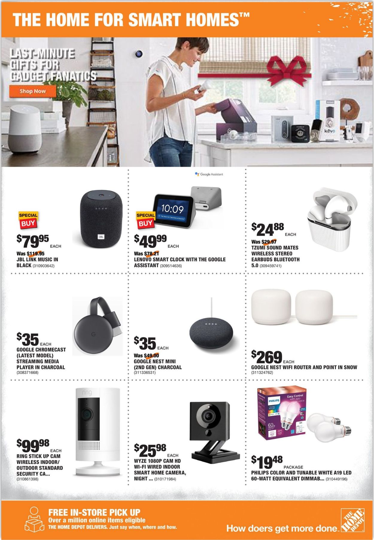 Catalogue Home Depot from 12/19/2019