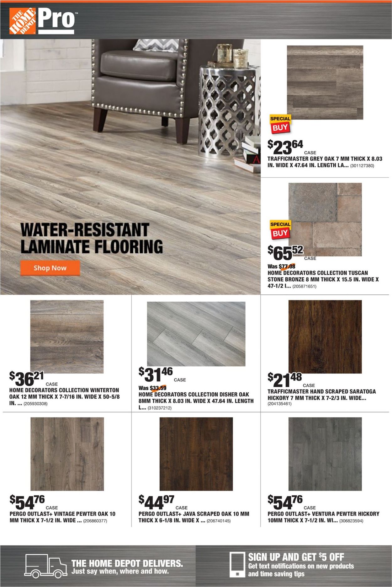 Catalogue Home Depot from 12/30/2019