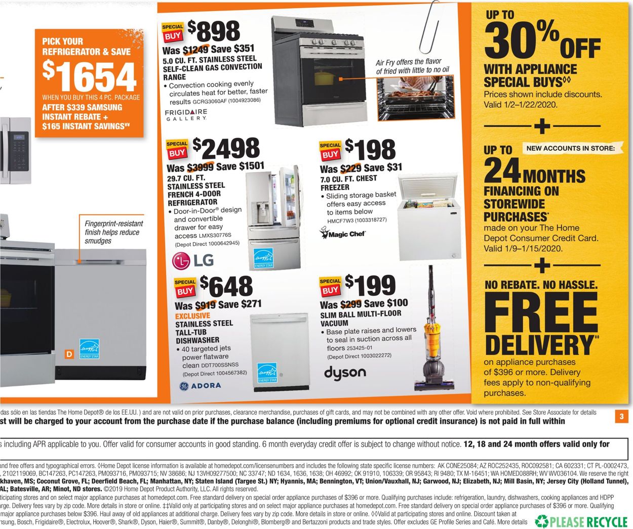 Catalogue Home Depot from 01/12/2020