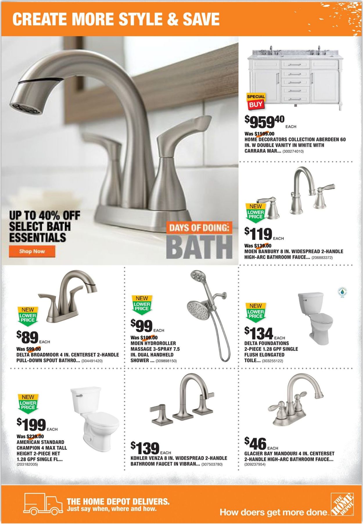 Catalogue Home Depot from 01/23/2020