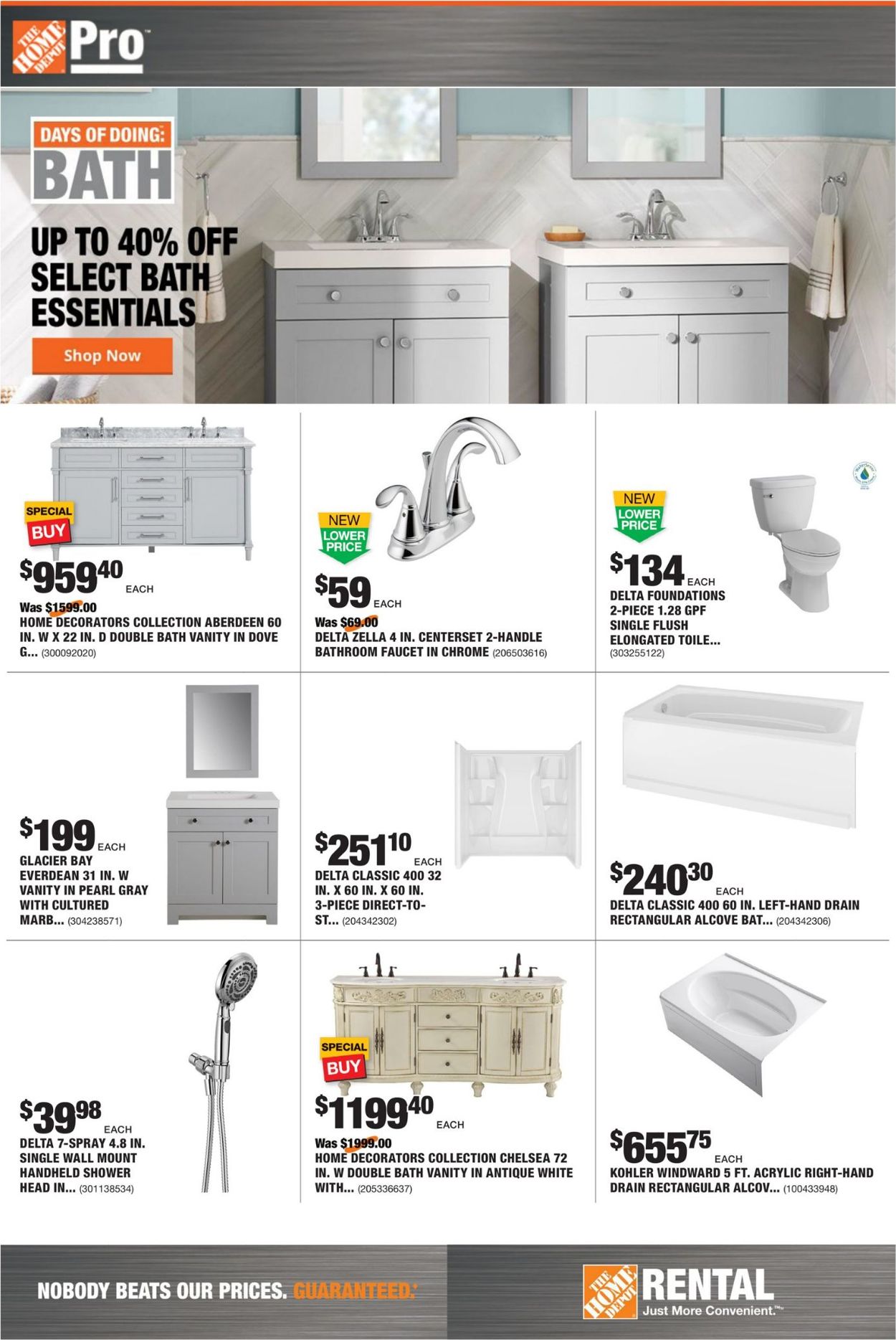 Catalogue Home Depot from 01/27/2020