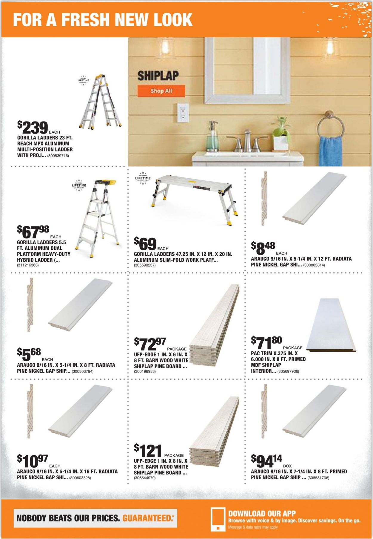 Catalogue Home Depot from 02/13/2020