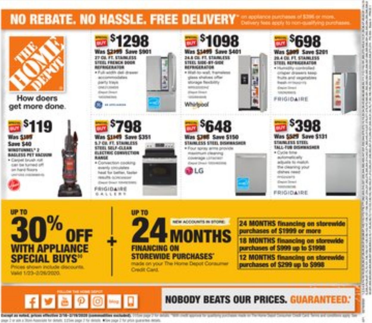 Catalogue Home Depot from 02/16/2020