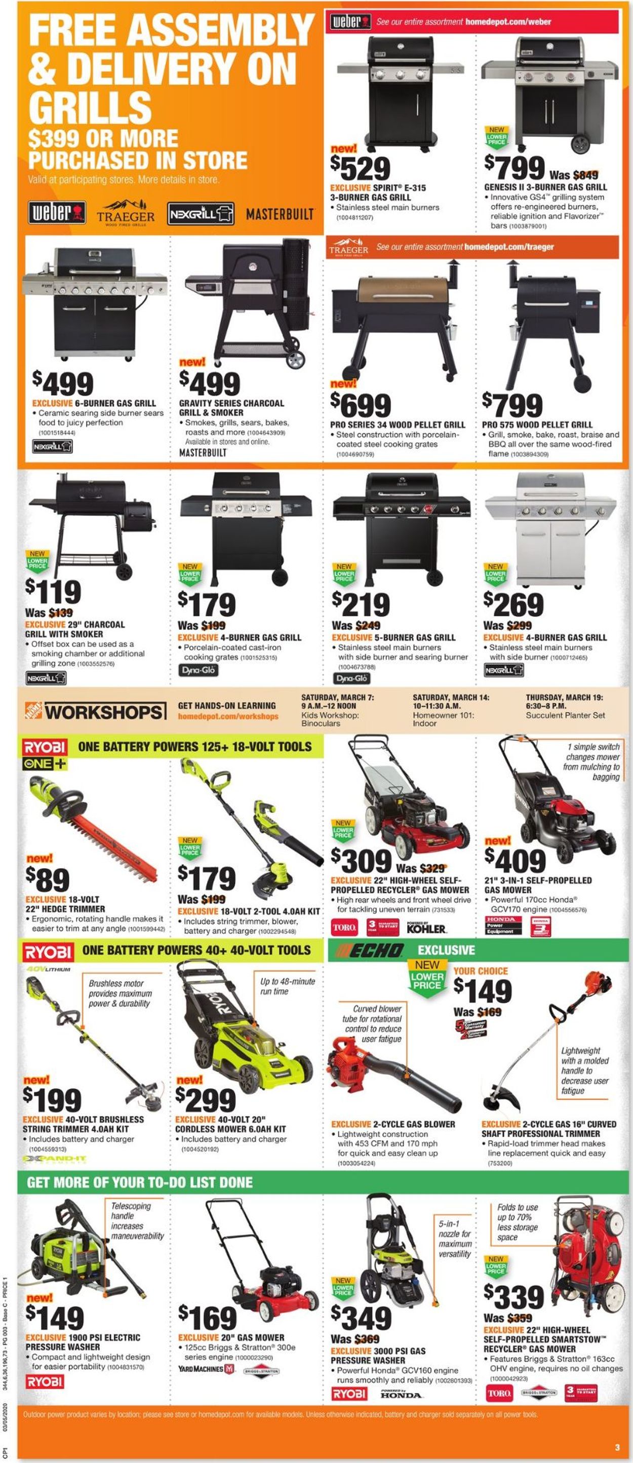 Catalogue Home Depot from 03/05/2020