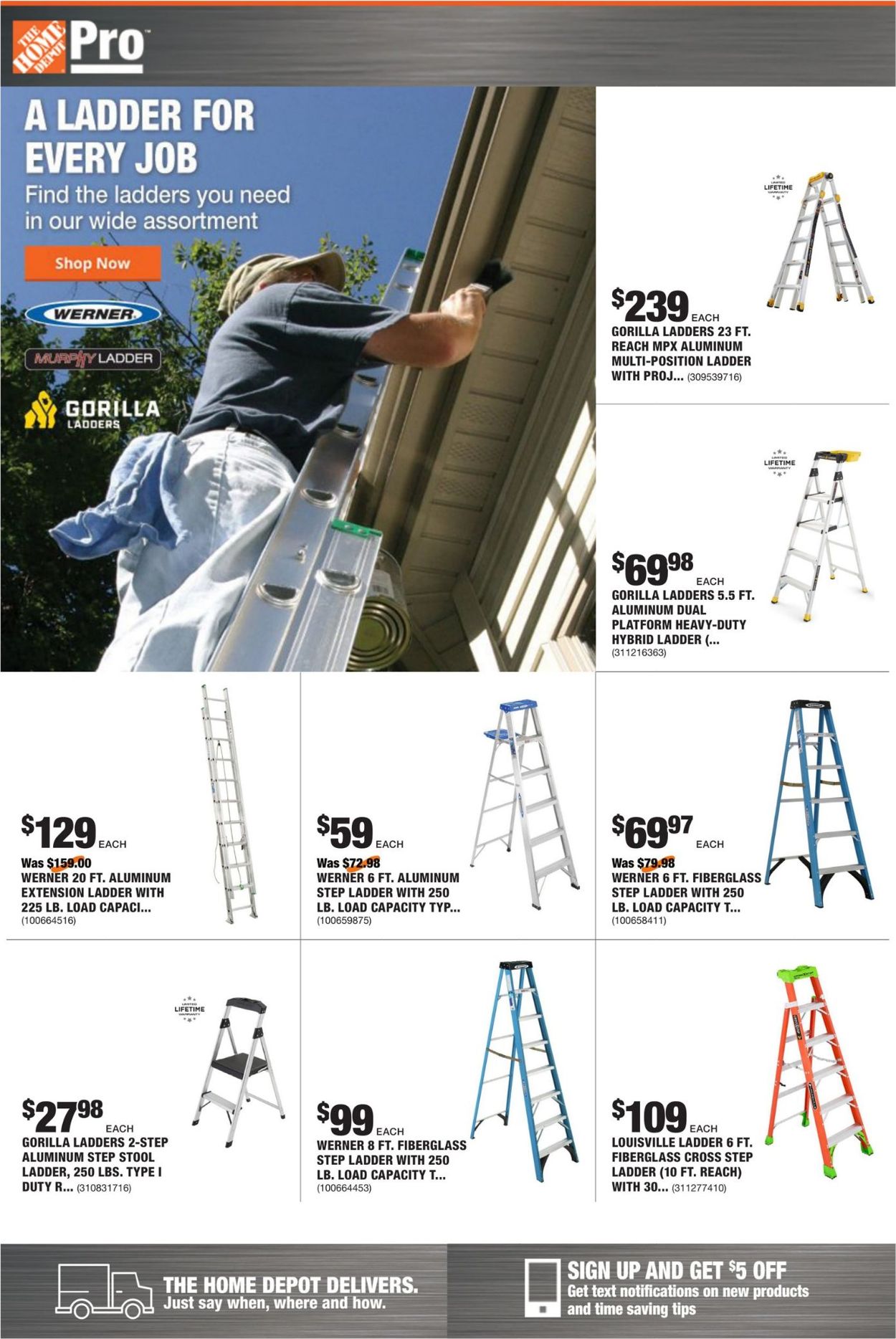 Catalogue Home Depot from 03/16/2020