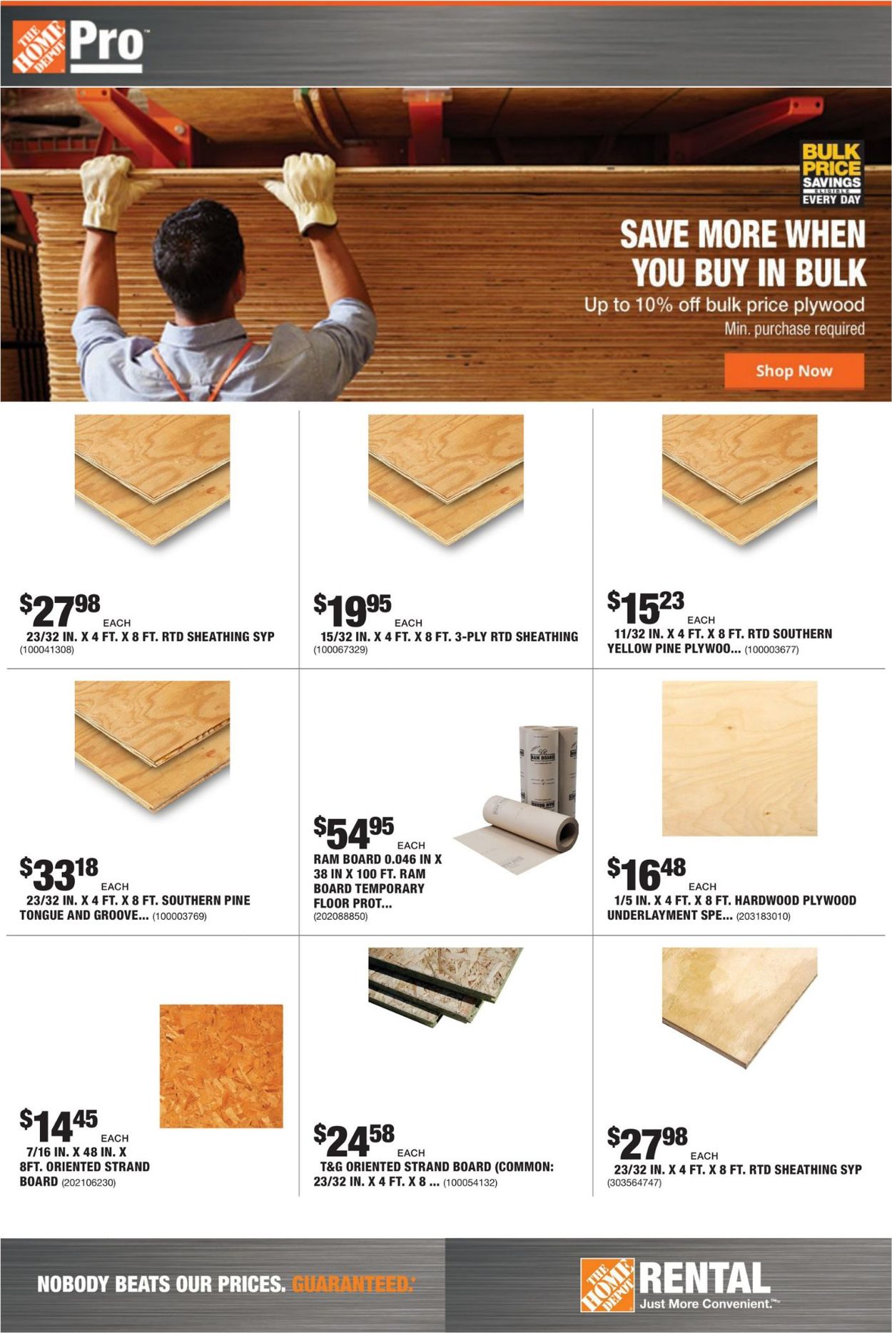 Catalogue Home Depot from 03/16/2020