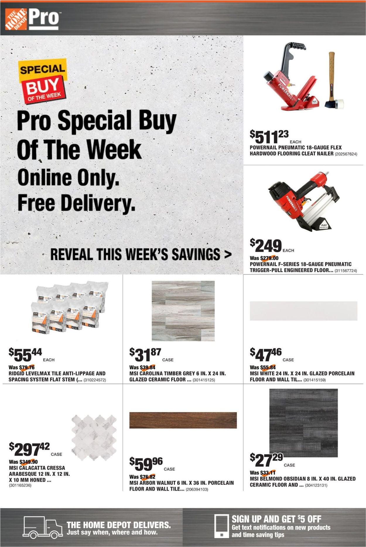 Catalogue Home Depot from 03/23/2020