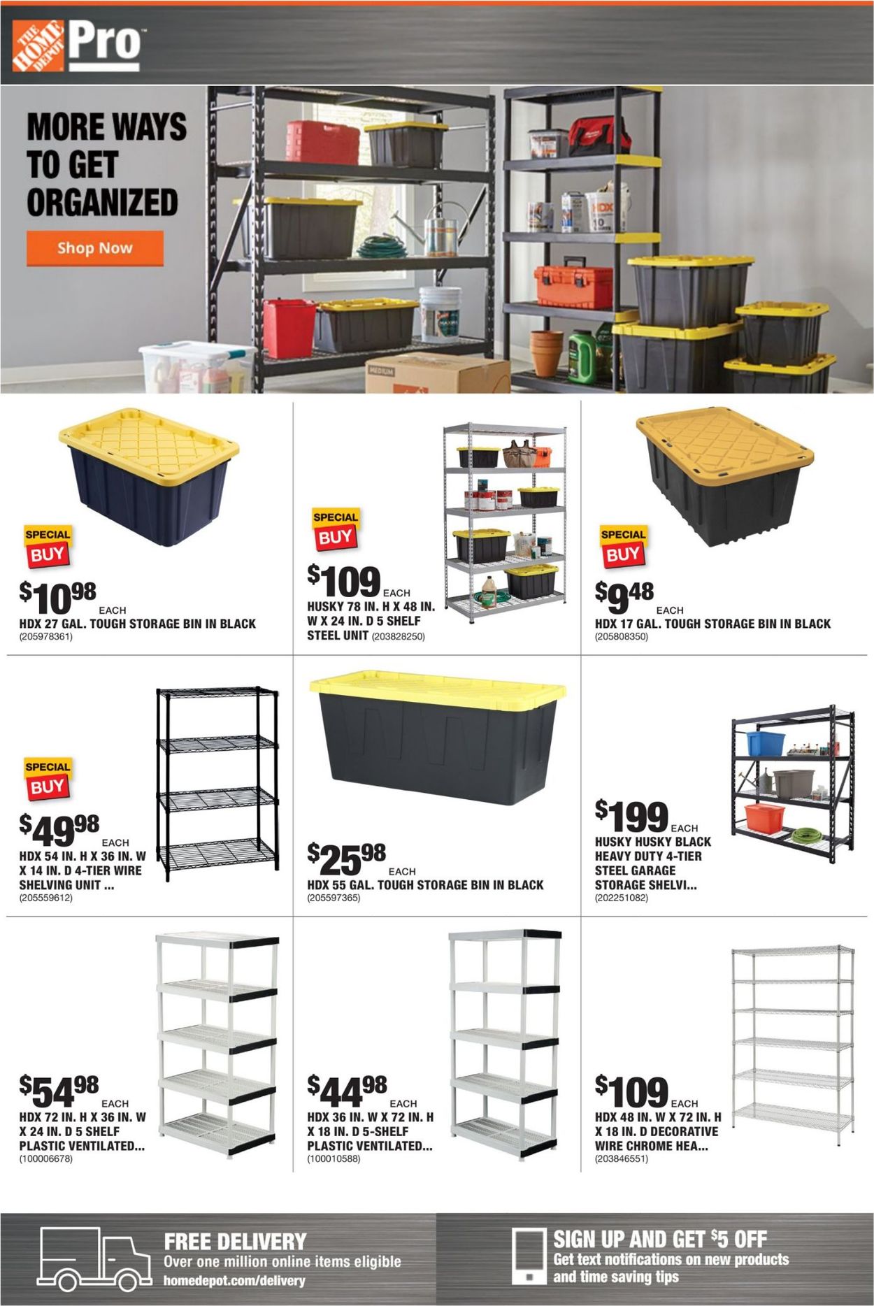 Catalogue Home Depot from 04/27/2020