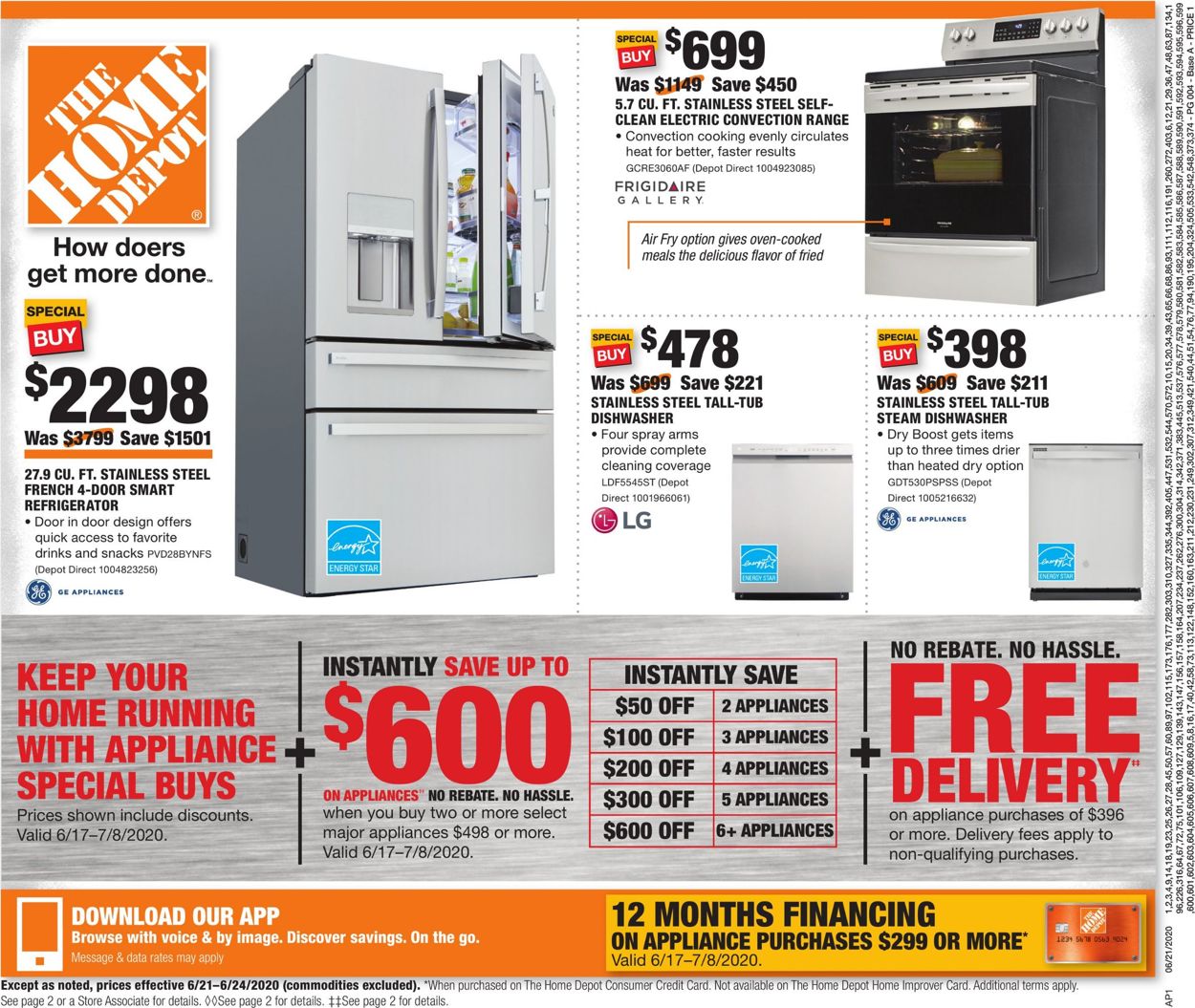 Catalogue Home Depot from 06/21/2020