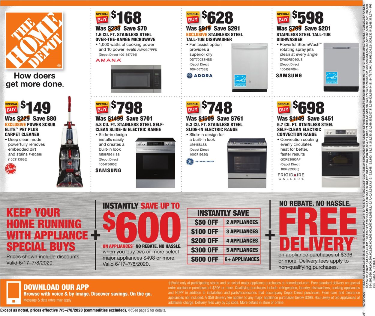 Catalogue Home Depot from 07/05/2020