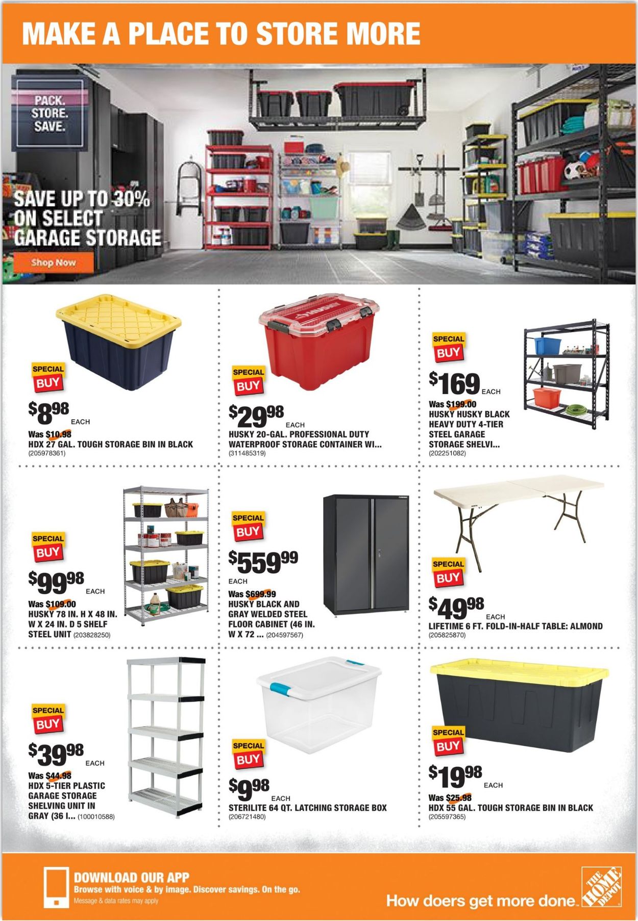 Catalogue Home Depot from 07/09/2020