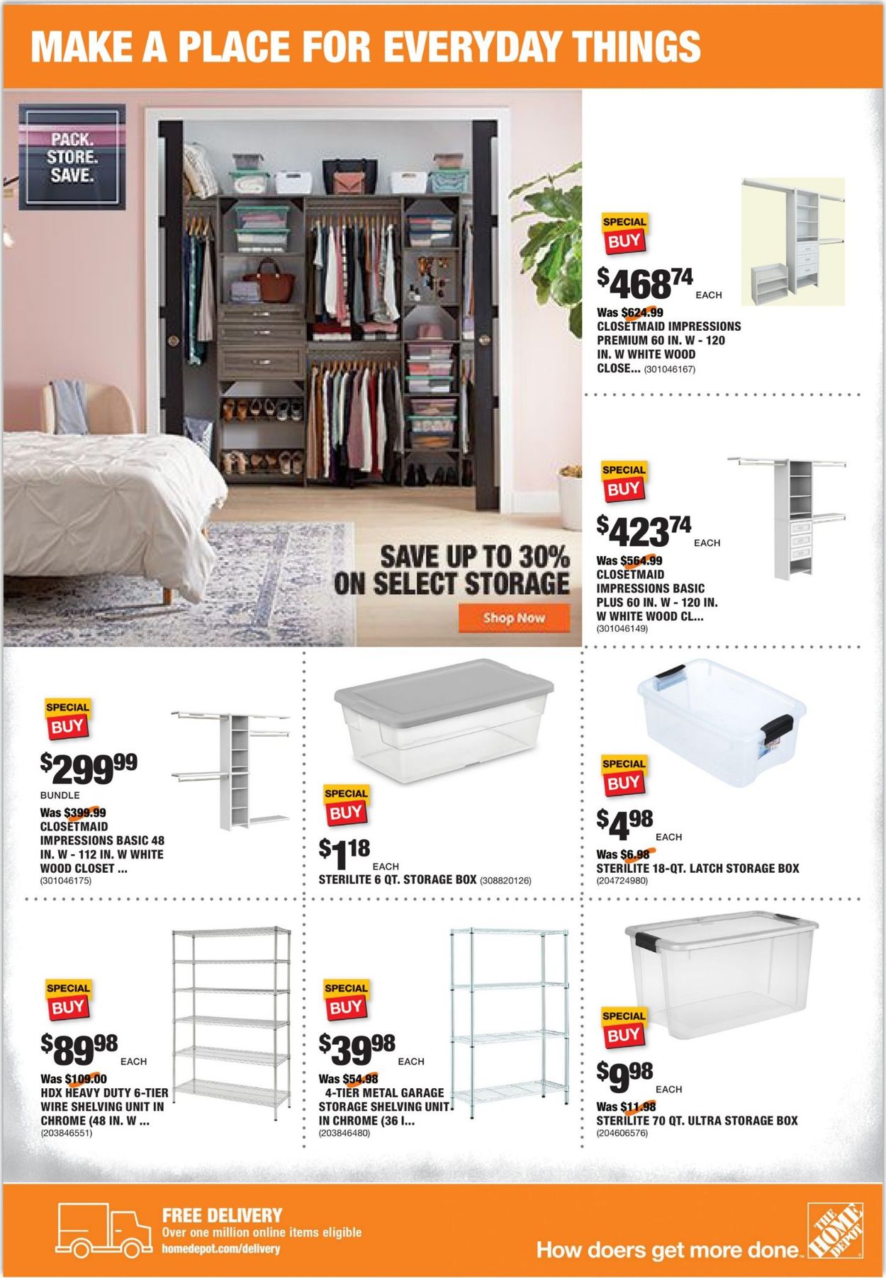 Catalogue Home Depot from 07/09/2020