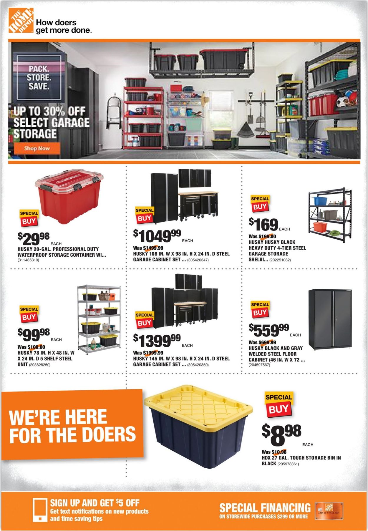 Catalogue Home Depot from 07/16/2020