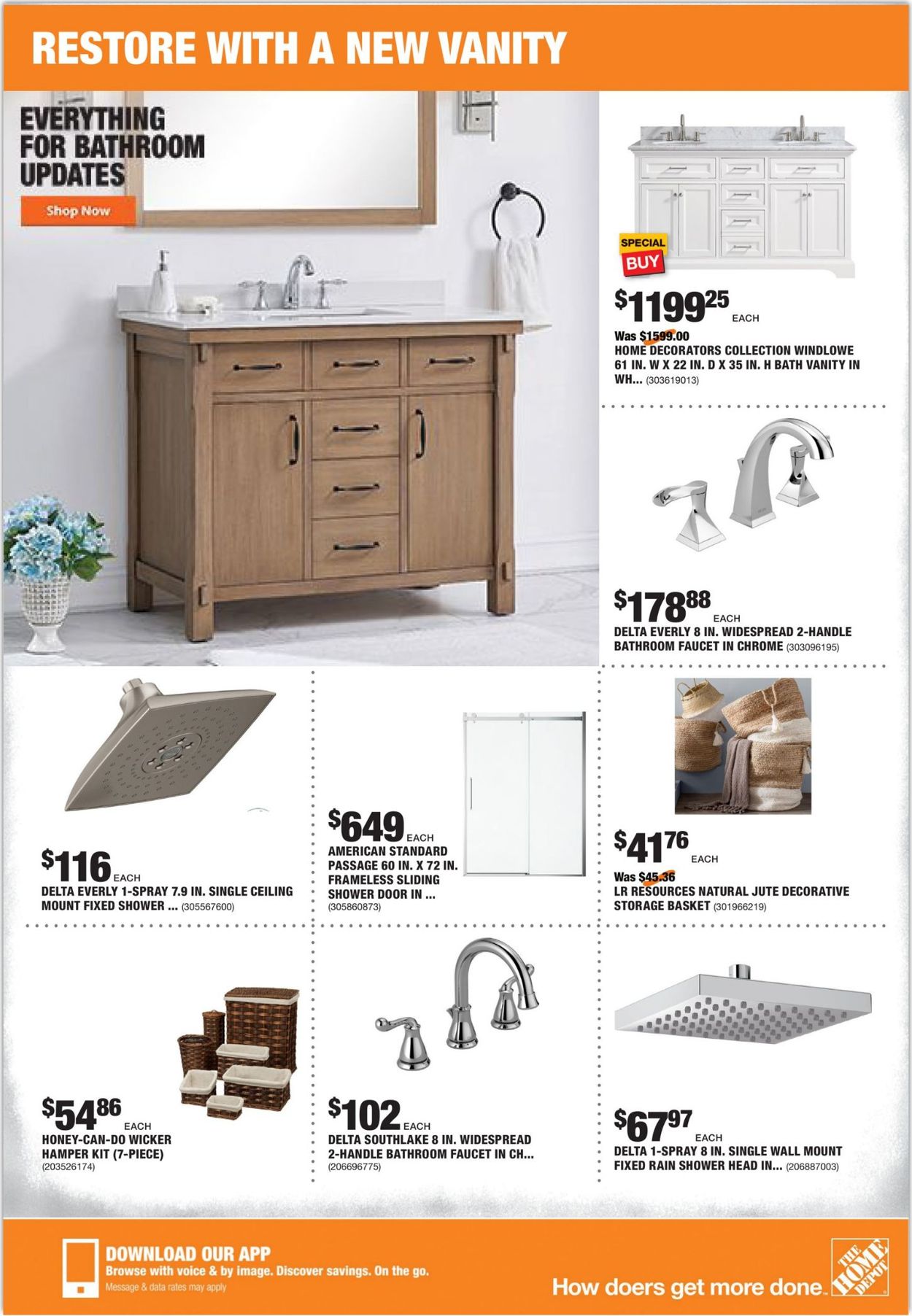 Catalogue Home Depot from 07/16/2020