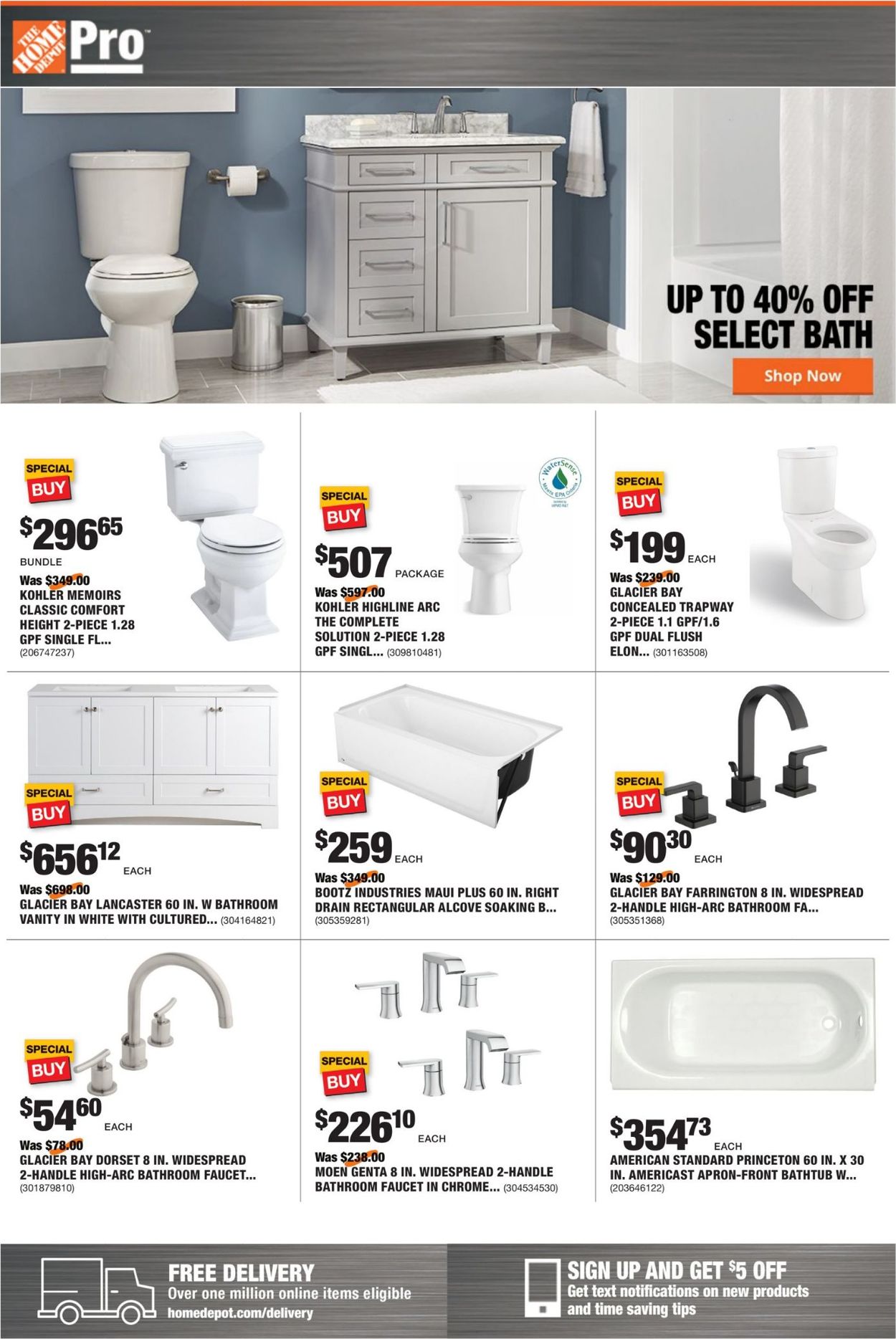Catalogue Home Depot from 07/20/2020