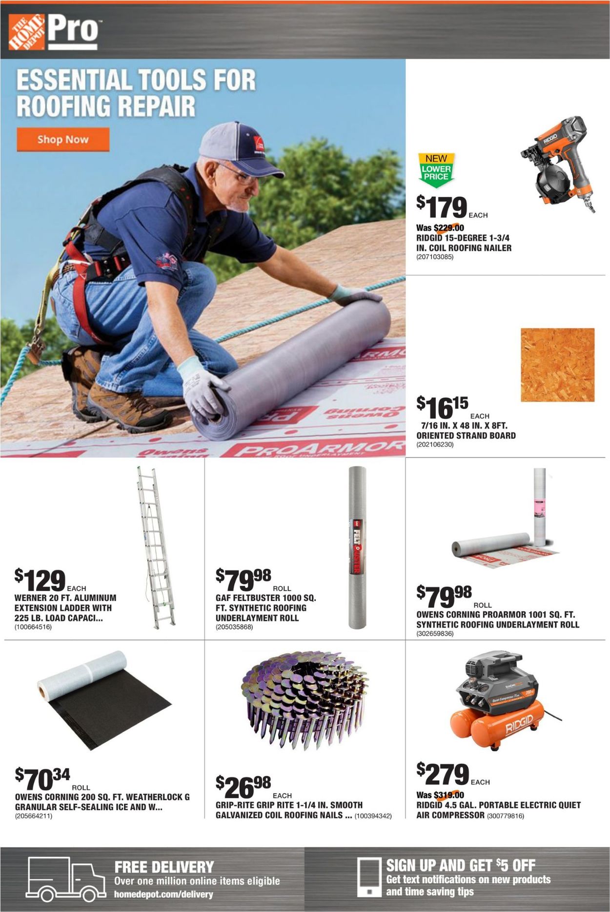 Catalogue Home Depot from 07/27/2020