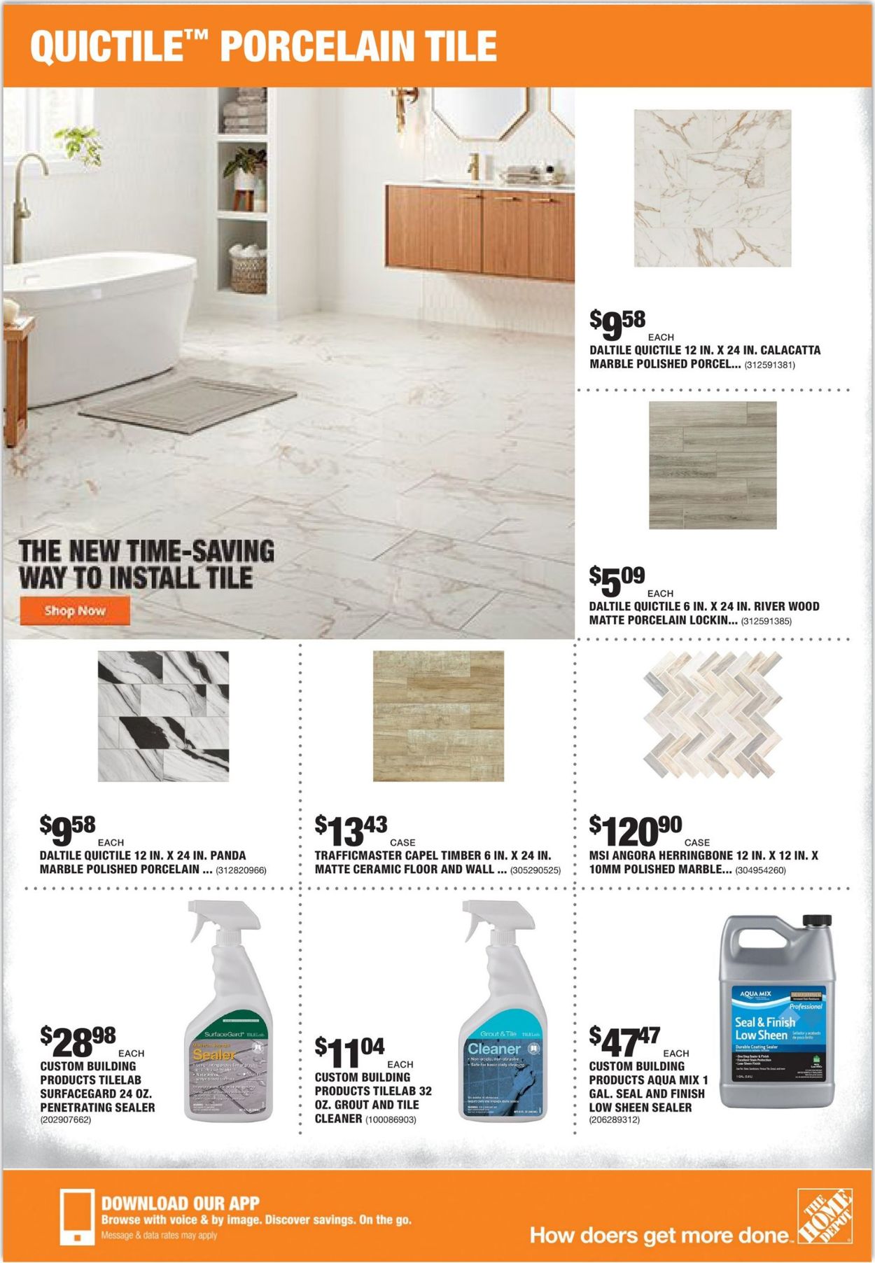 Catalogue Home Depot from 07/23/2020