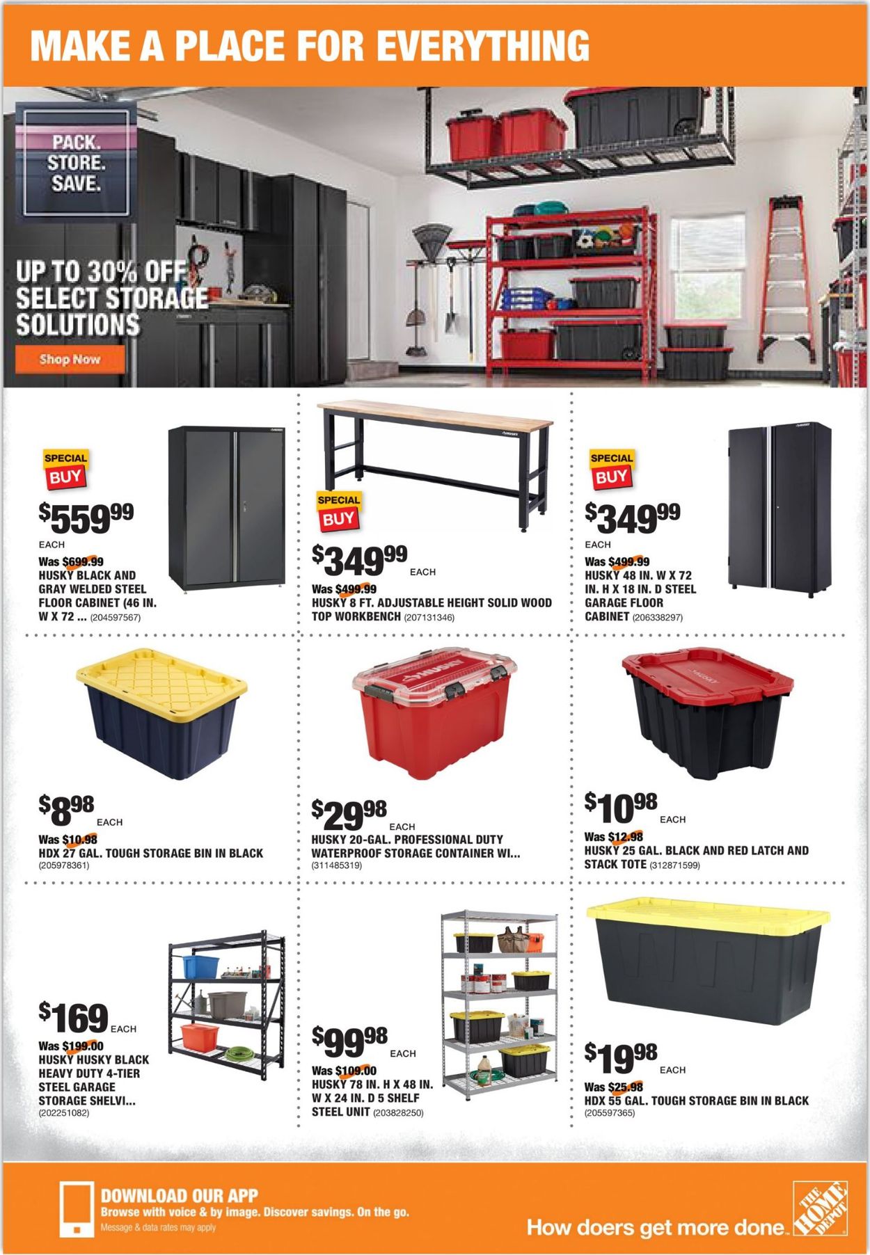 Catalogue Home Depot from 07/23/2020