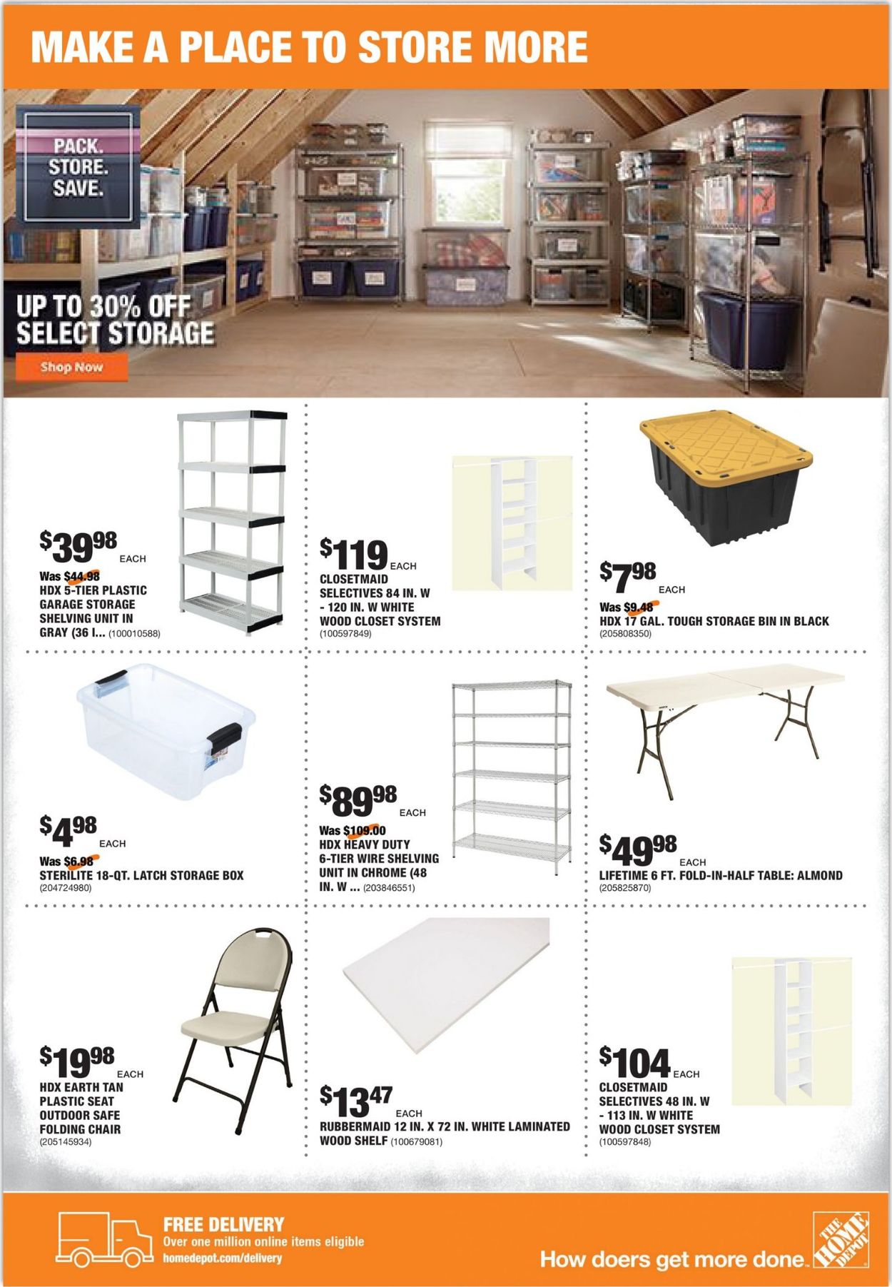 Catalogue Home Depot from 07/23/2020