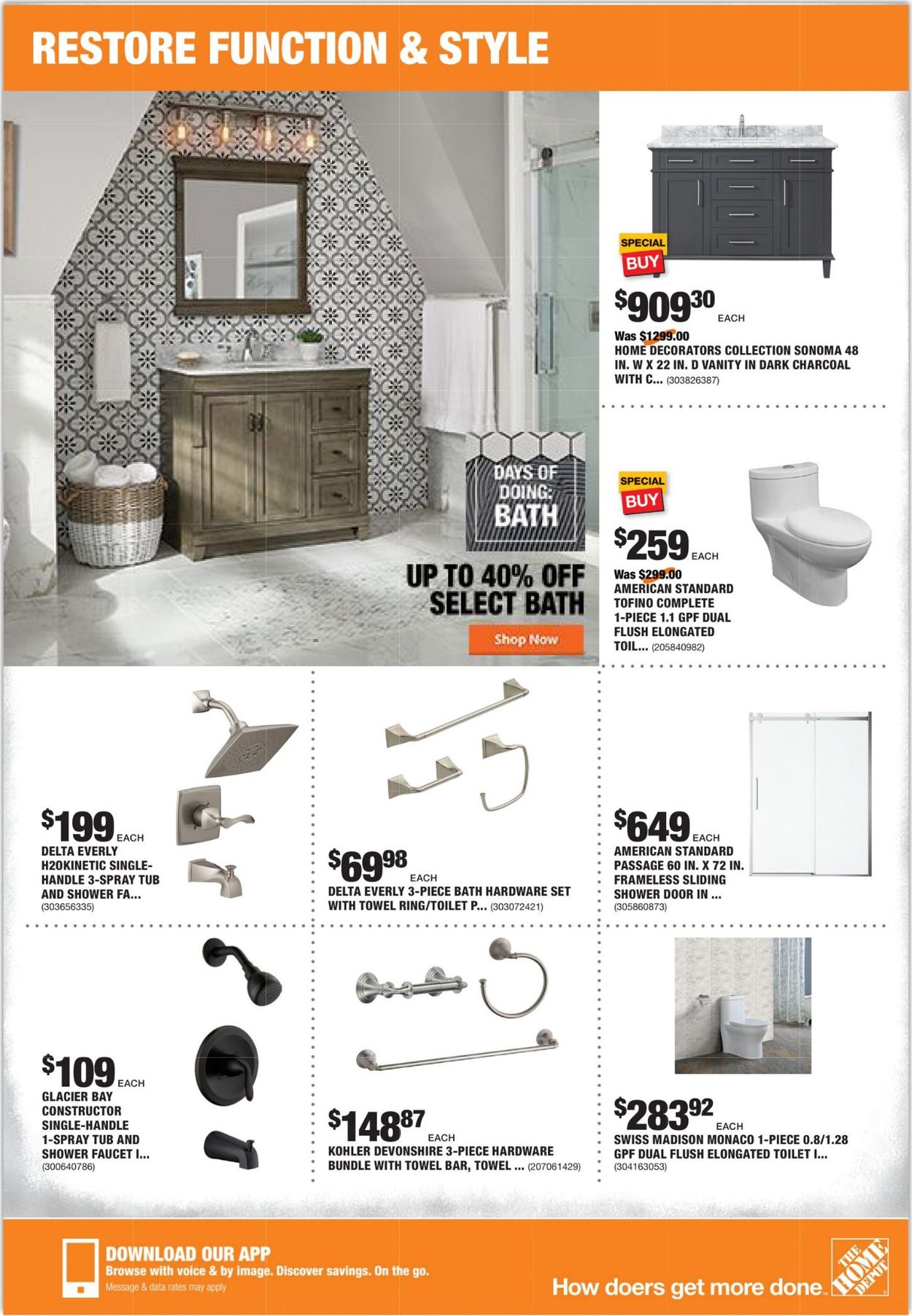 Catalogue Home Depot from 08/06/2020