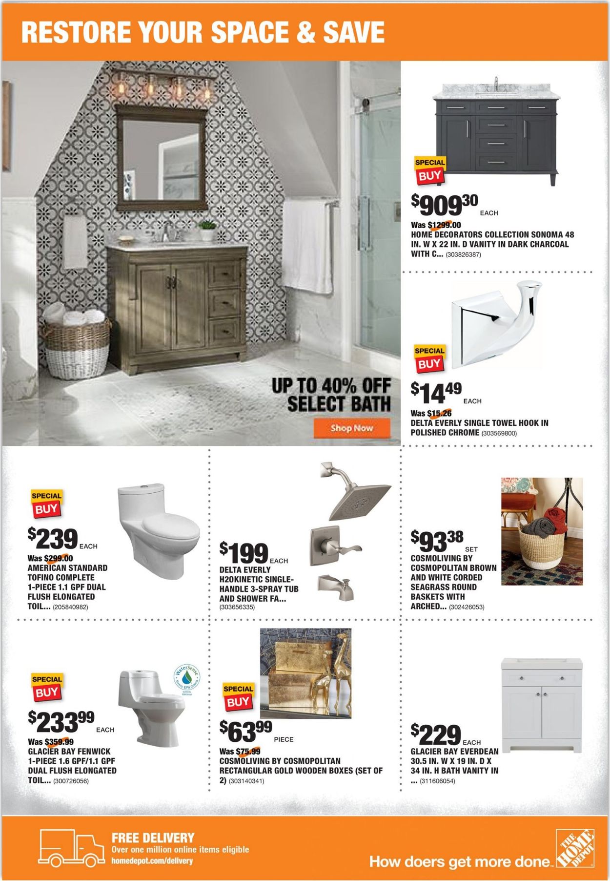 Catalogue Home Depot from 08/20/2020