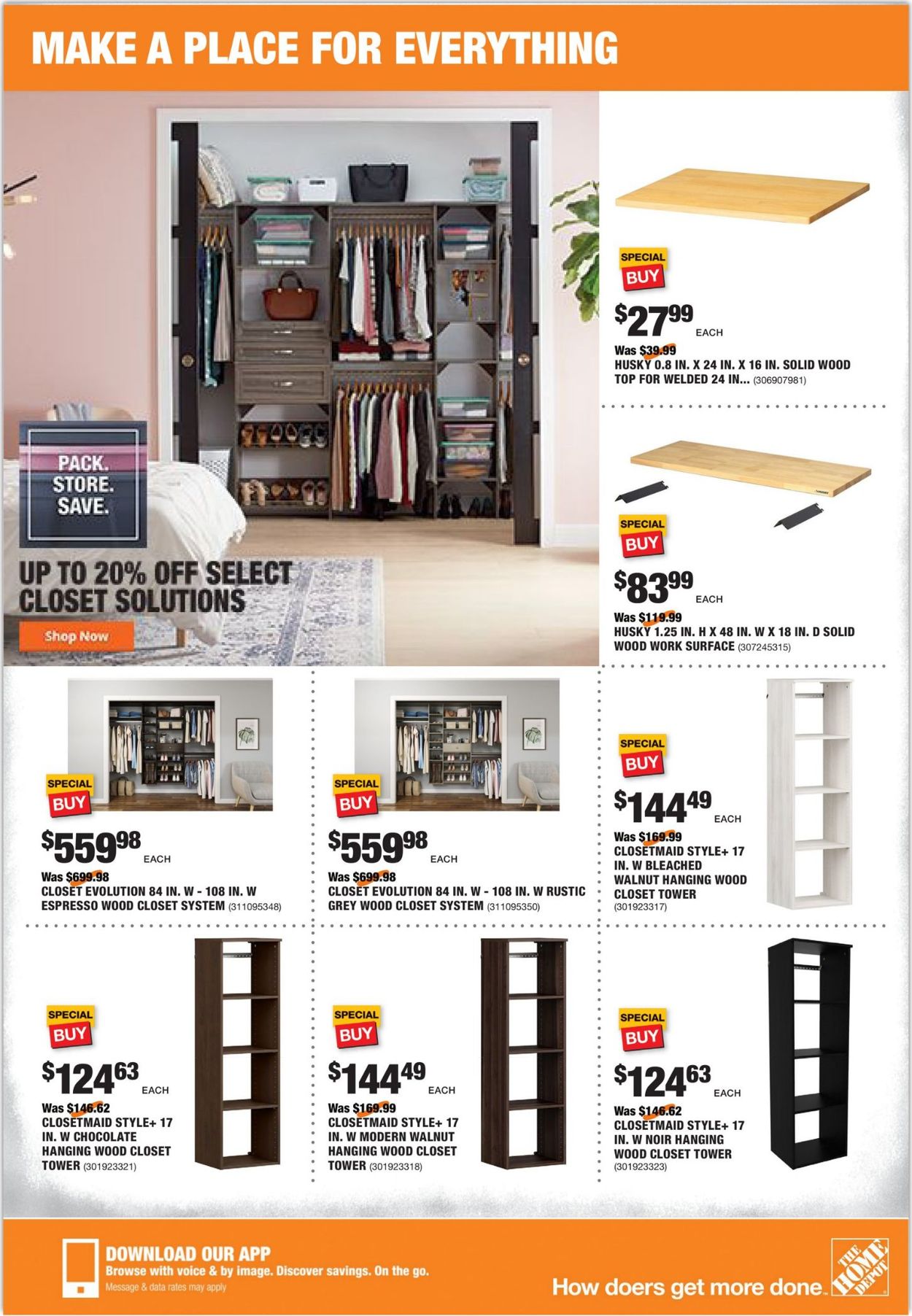 Catalogue Home Depot from 08/20/2020