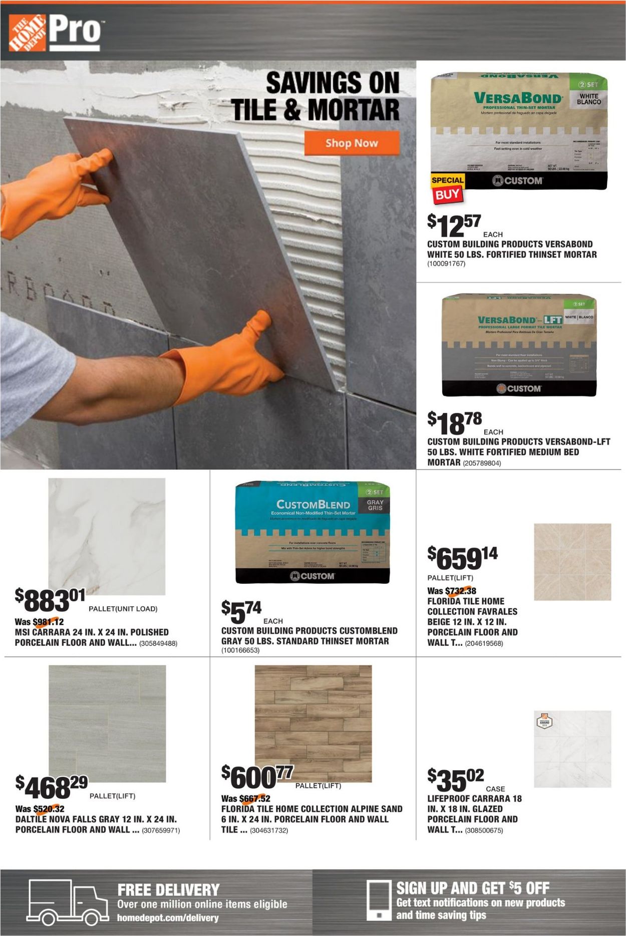 Catalogue Home Depot from 08/17/2020