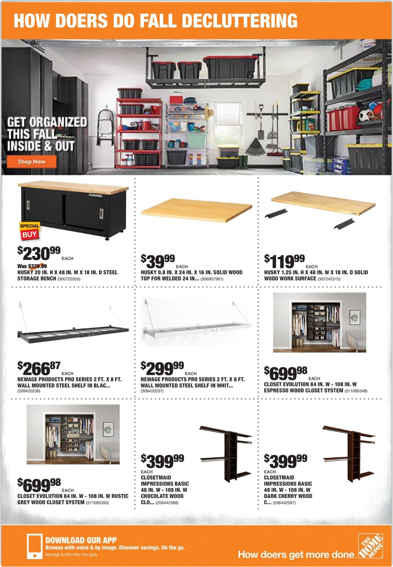 Catalogue Home Depot from 09/10/2020