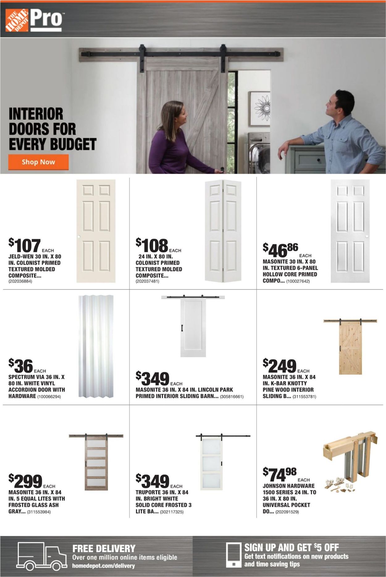 Catalogue Home Depot from 09/14/2020