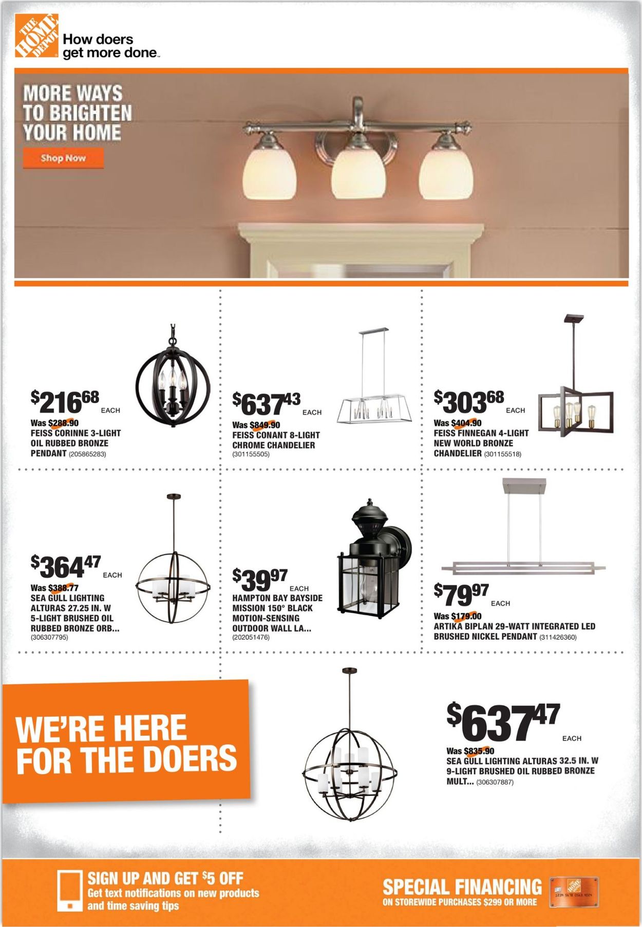 Catalogue Home Depot from 09/24/2020