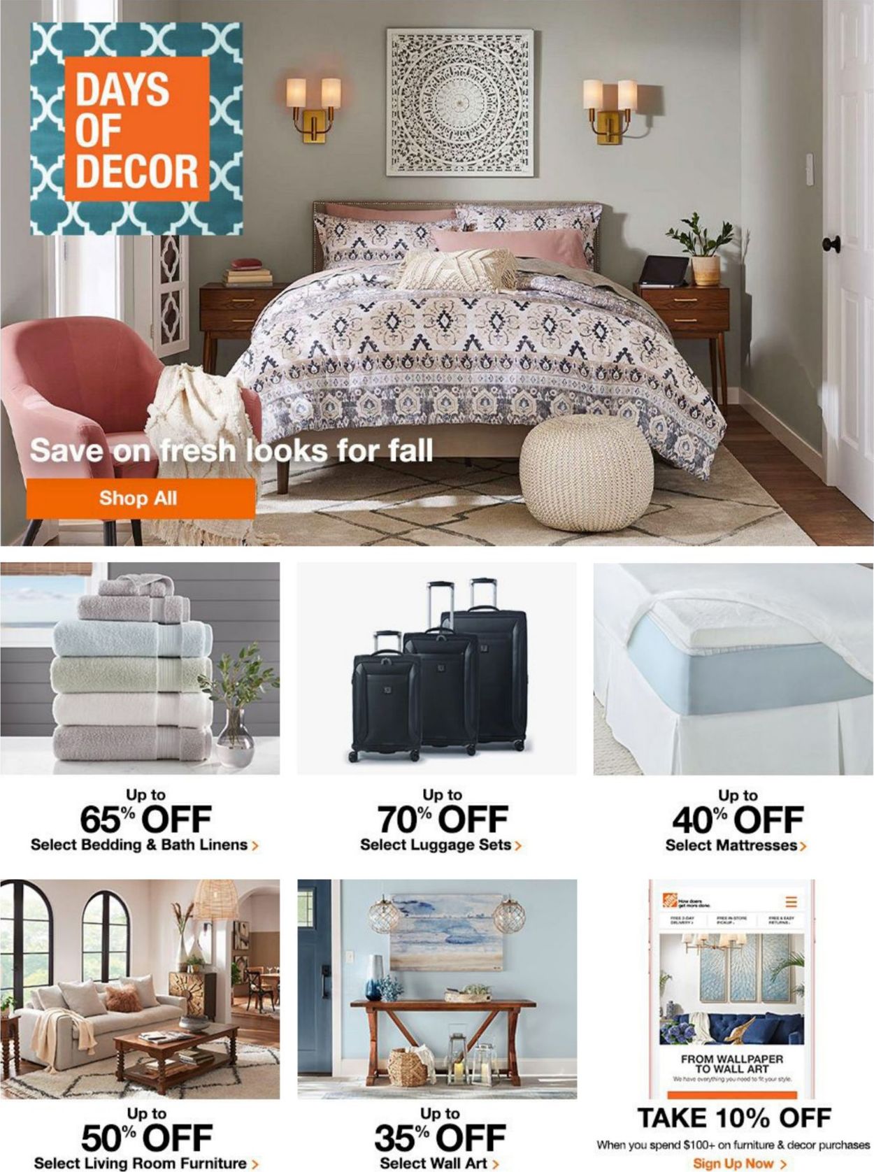 Catalogue Home Depot from 09/24/2020