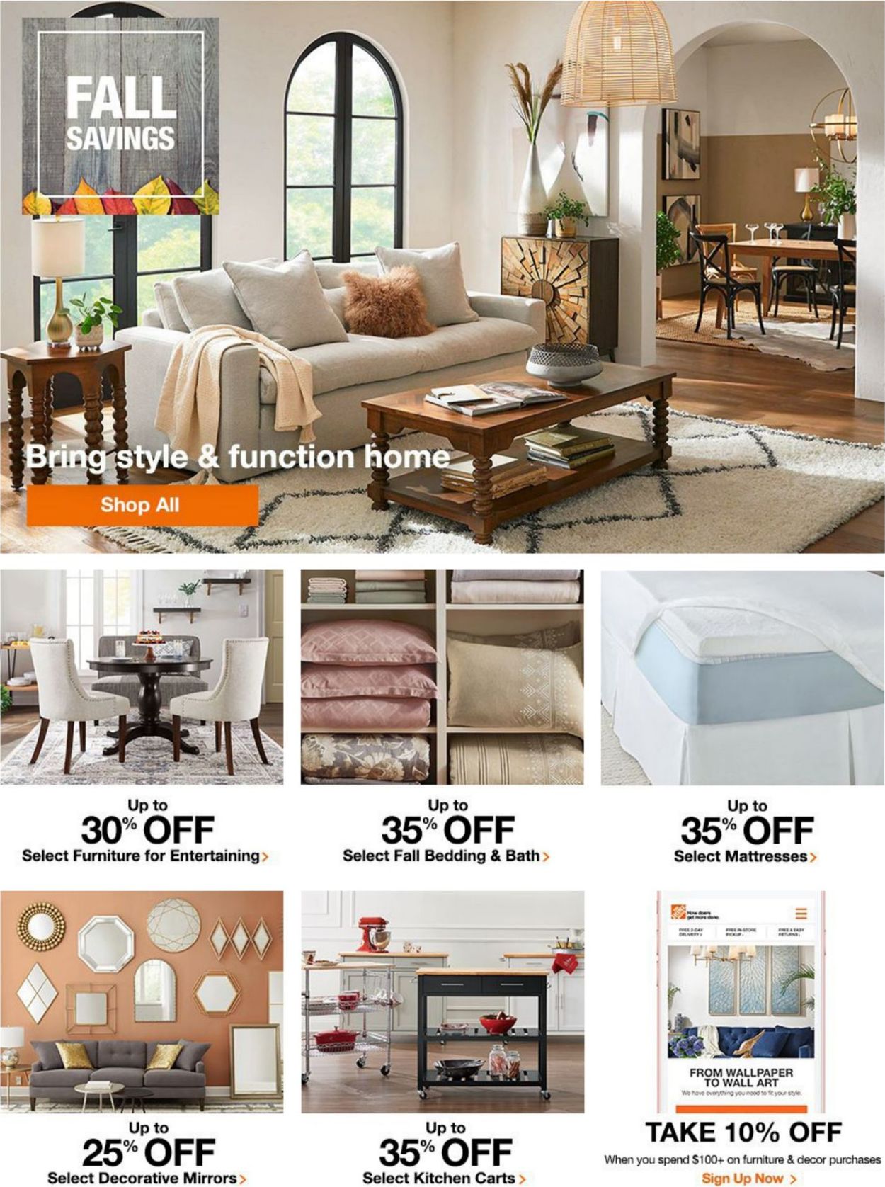 Catalogue Home Depot from 10/15/2020