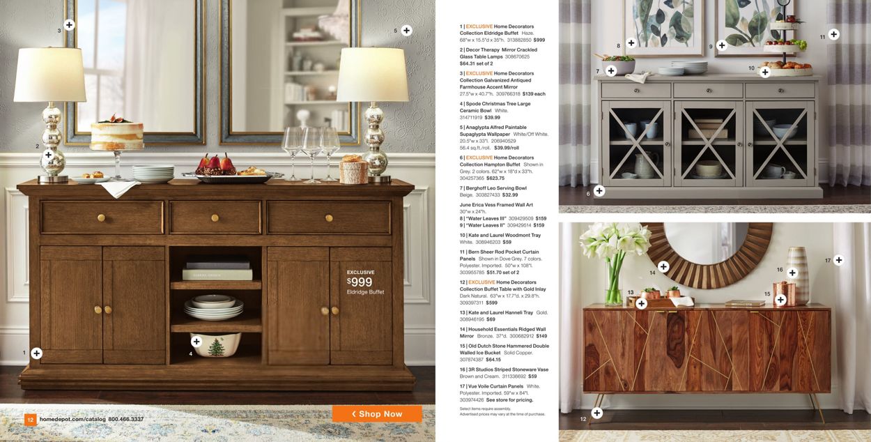 Catalogue Home Depot from 10/16/2020