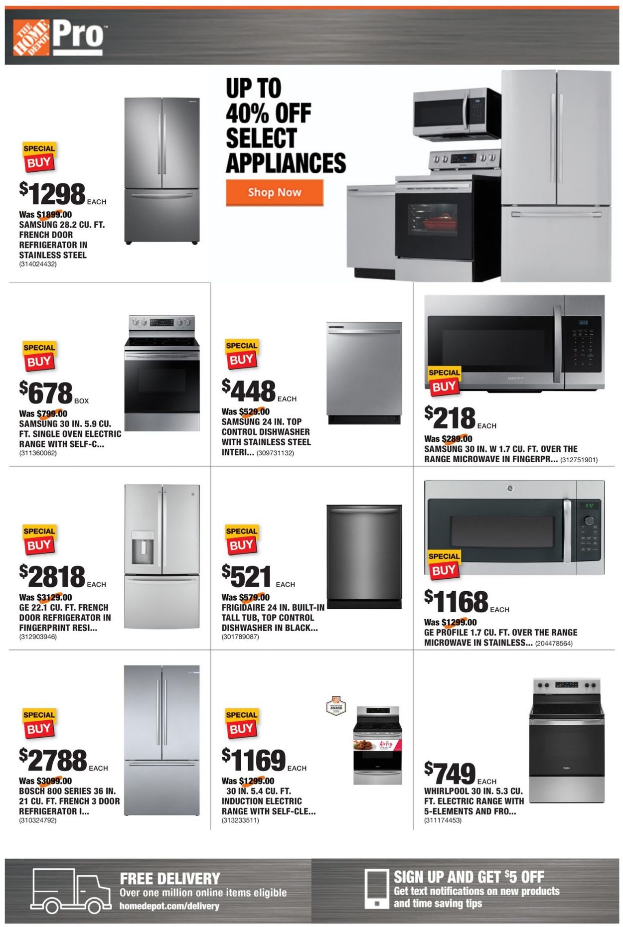 Catalogue Home Depot from 11/16/2020