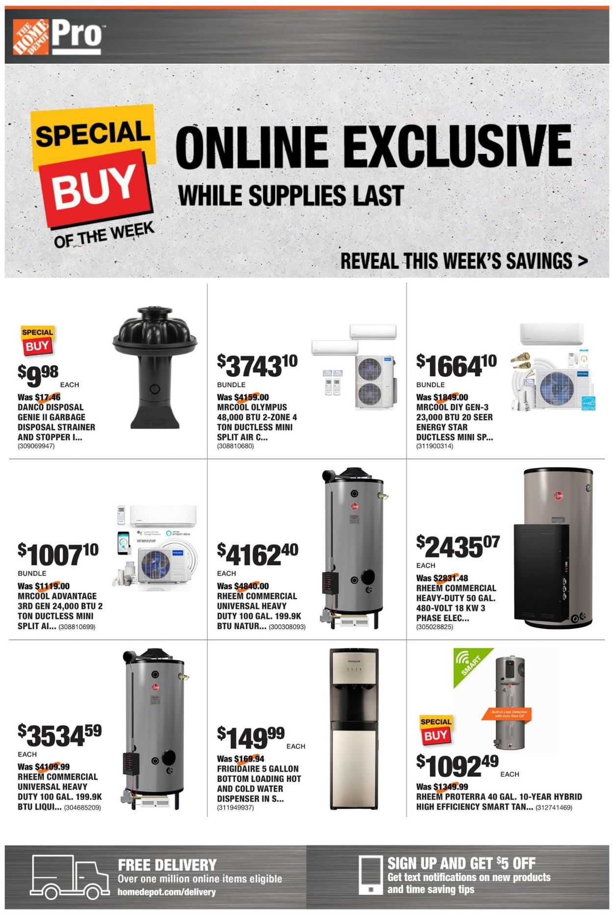 Catalogue Home Depot Black Friday 2020 from 11/23/2020