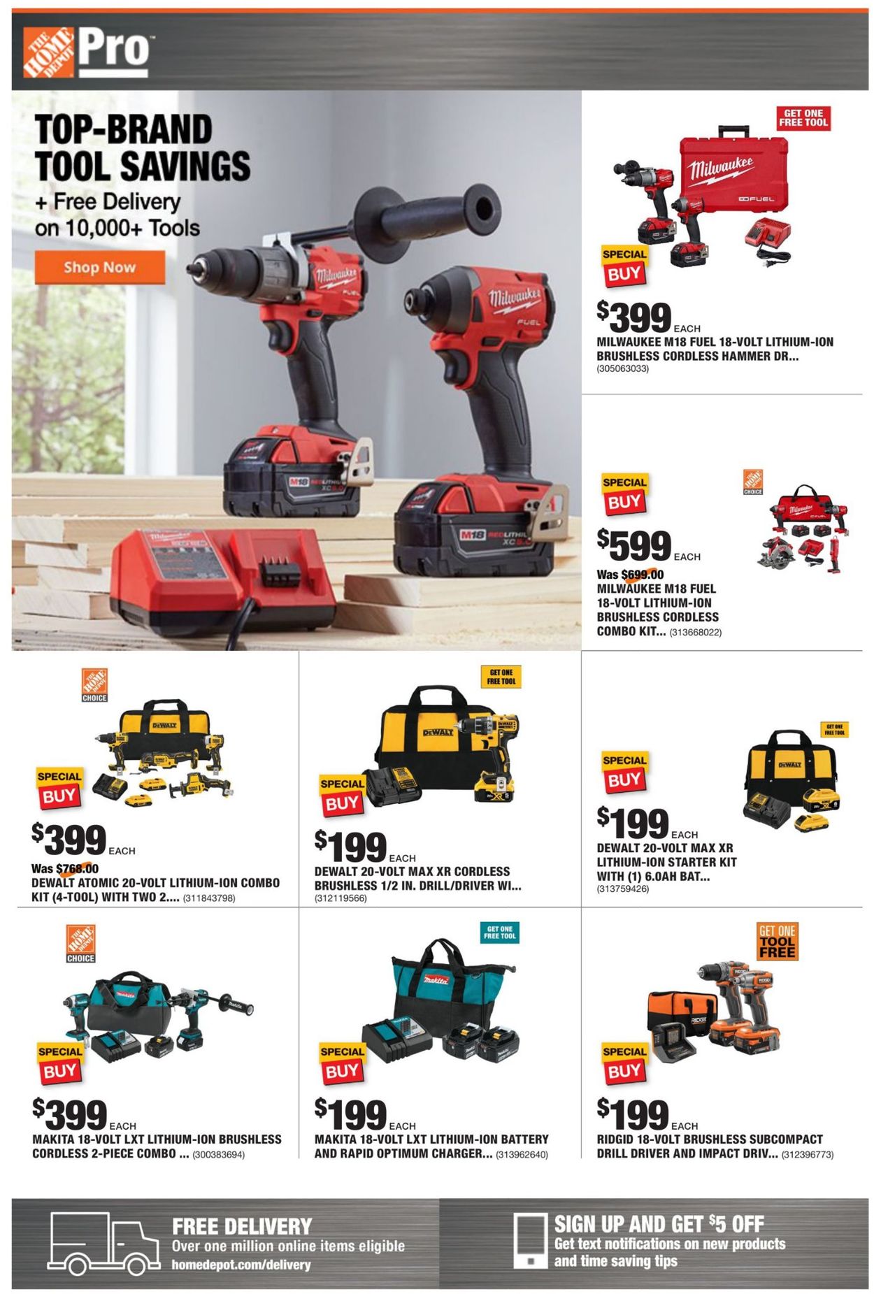 Catalogue Home Depot Black Friday 2020 from 11/23/2020