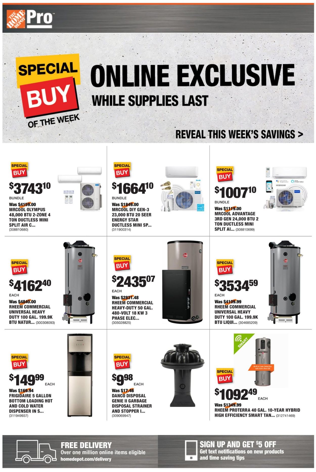 Catalogue Home Depot Black Friday 2020 from 11/23/2020