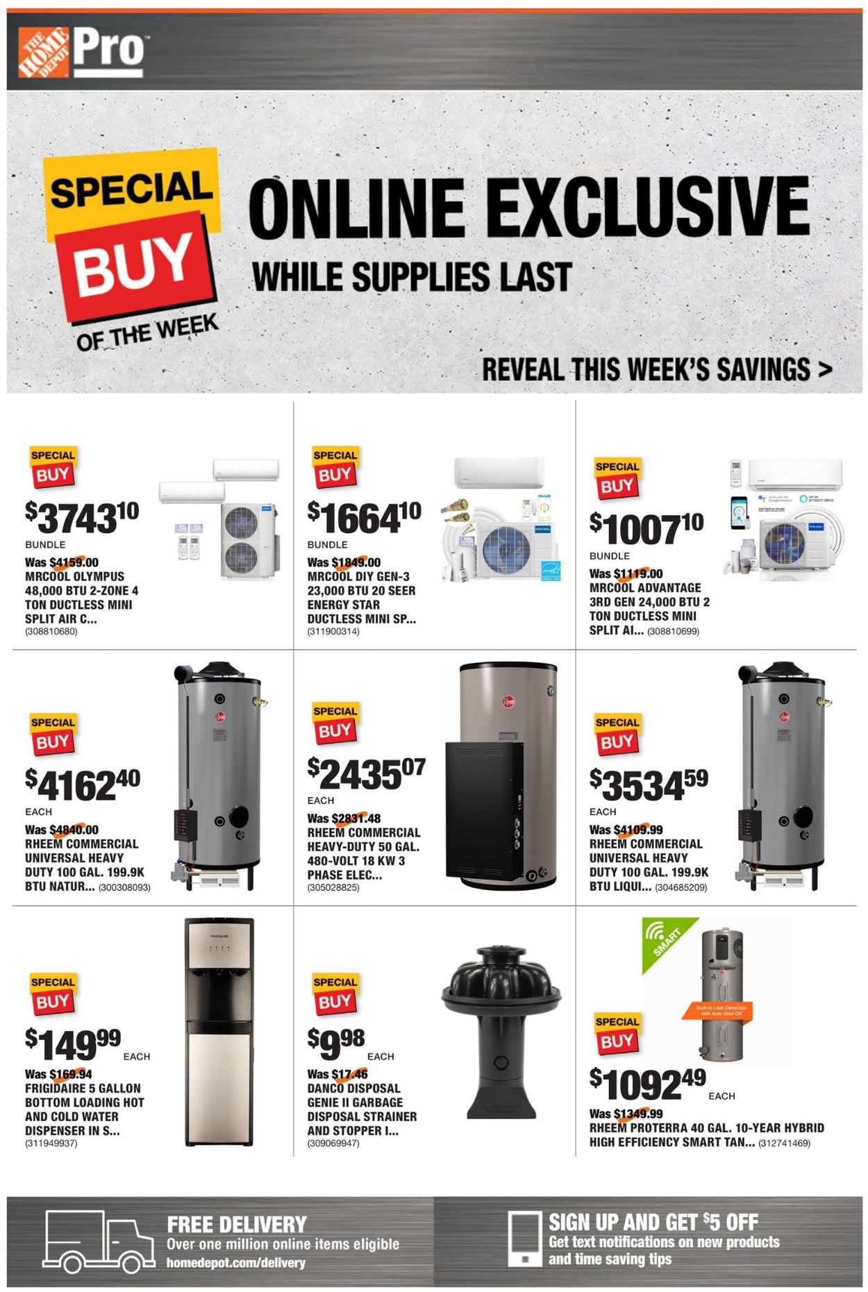 Catalogue Home Depot Black Friday 2020 from 11/23/2020